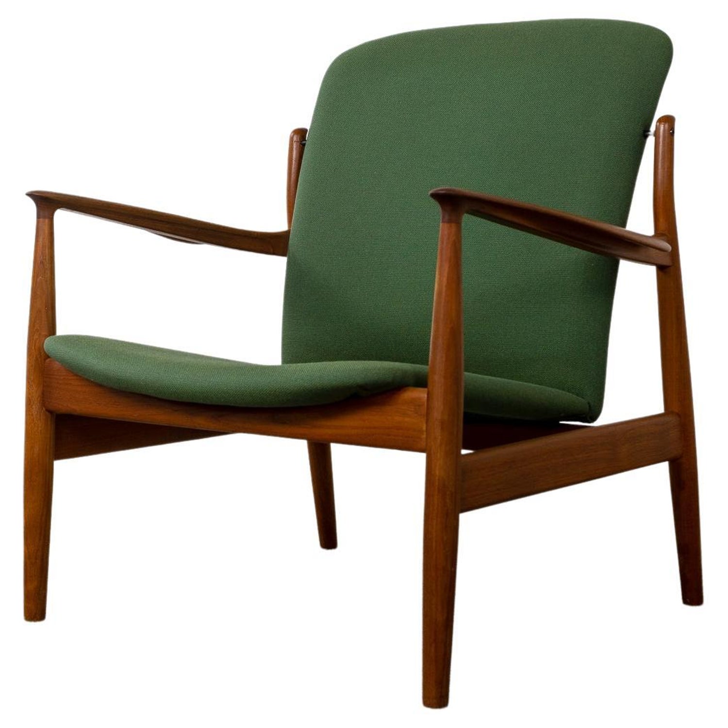 Finn Juhl "FD141" Teak Easy Chair, for France and Sons For Sale at 1stDibs