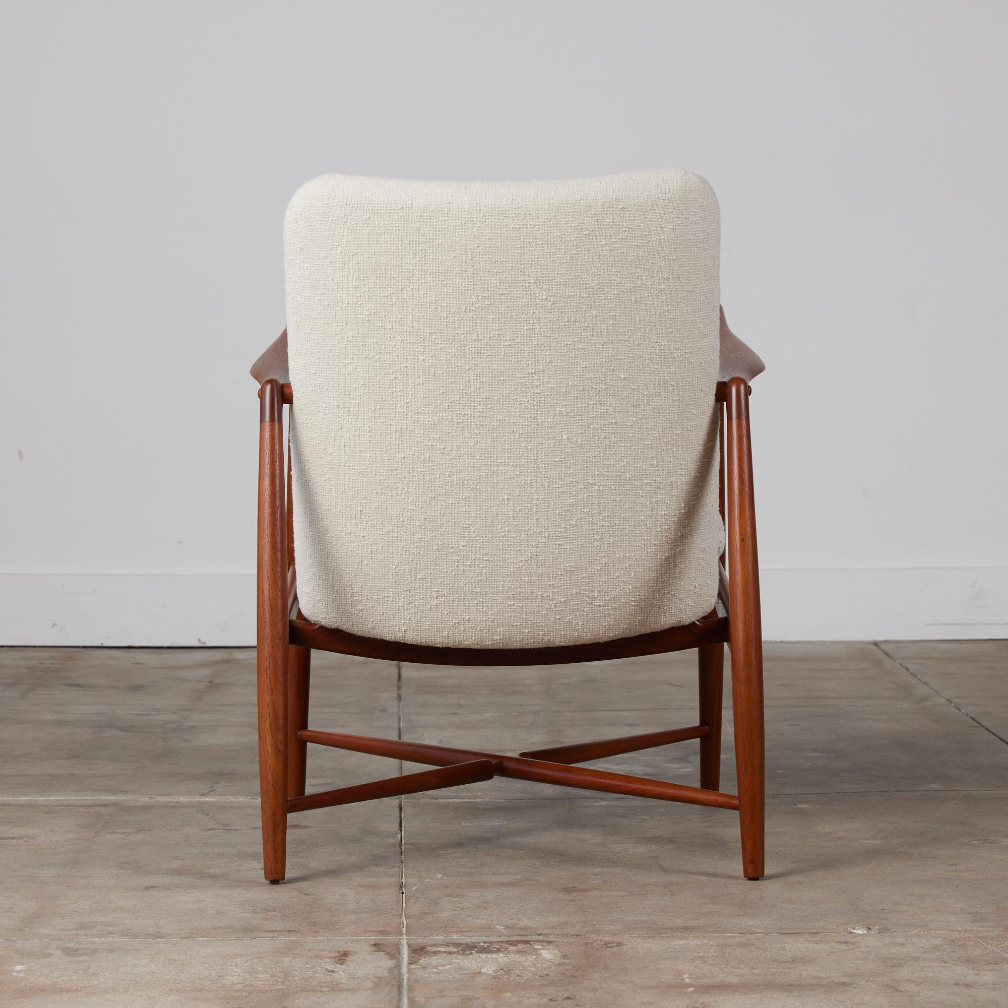 Linen Finn Juhl 'Fireplace Chair' for Bovirke