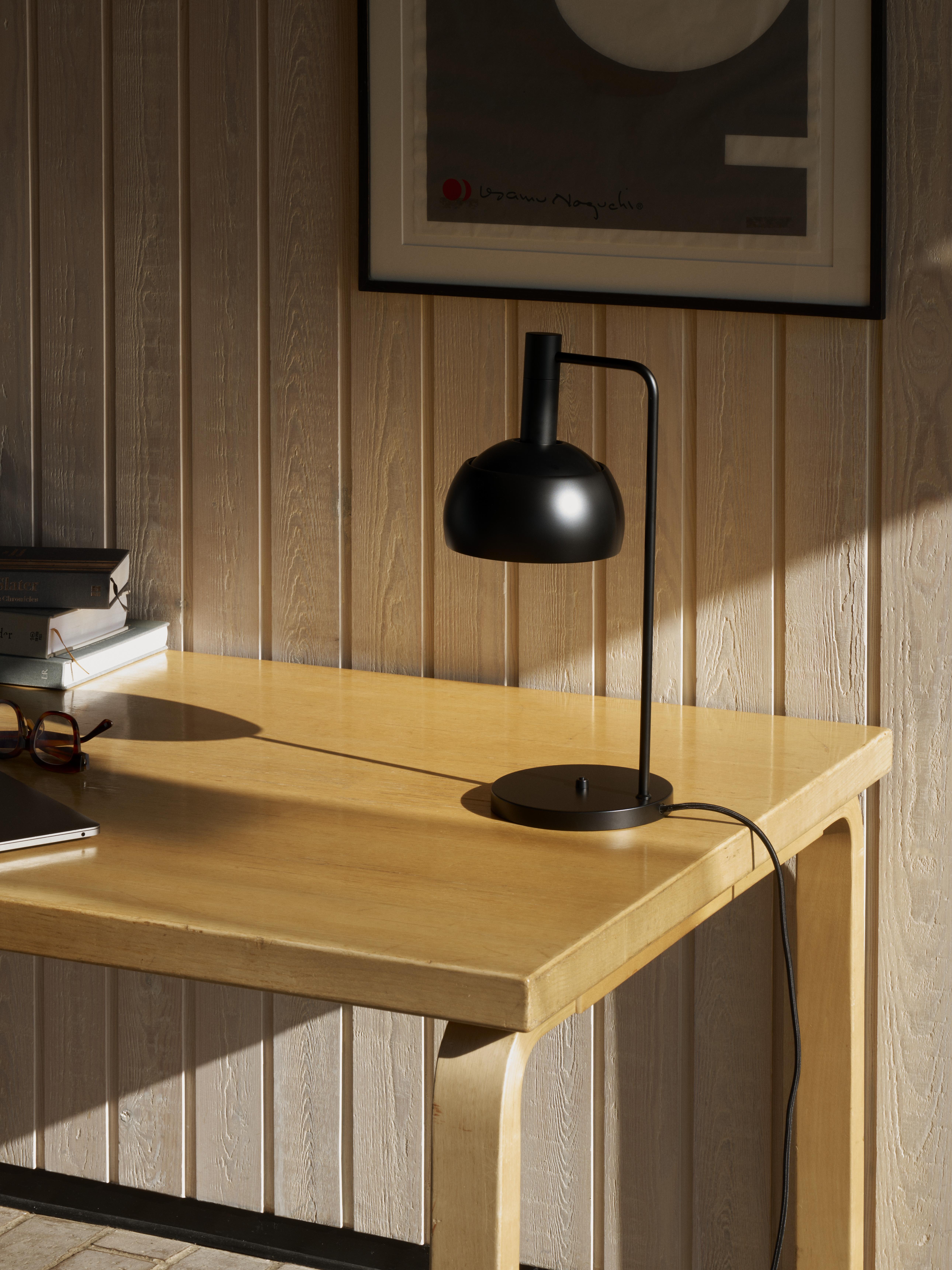 Mid-Century Modern Finn Juhl 'FJ Elements' Table Lamp in Black for Louis Poulsen For Sale