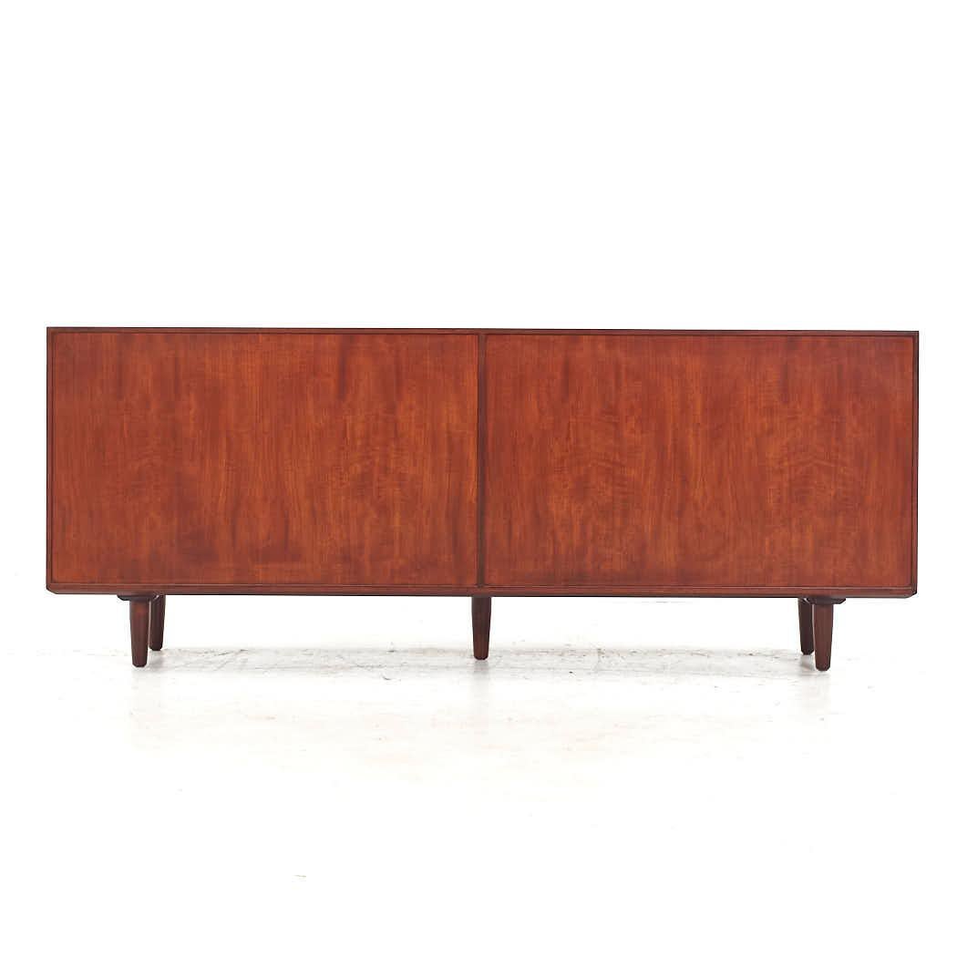 Finn Juhl for Baker Mid Century Walnut Credenza In Good Condition For Sale In Countryside, IL