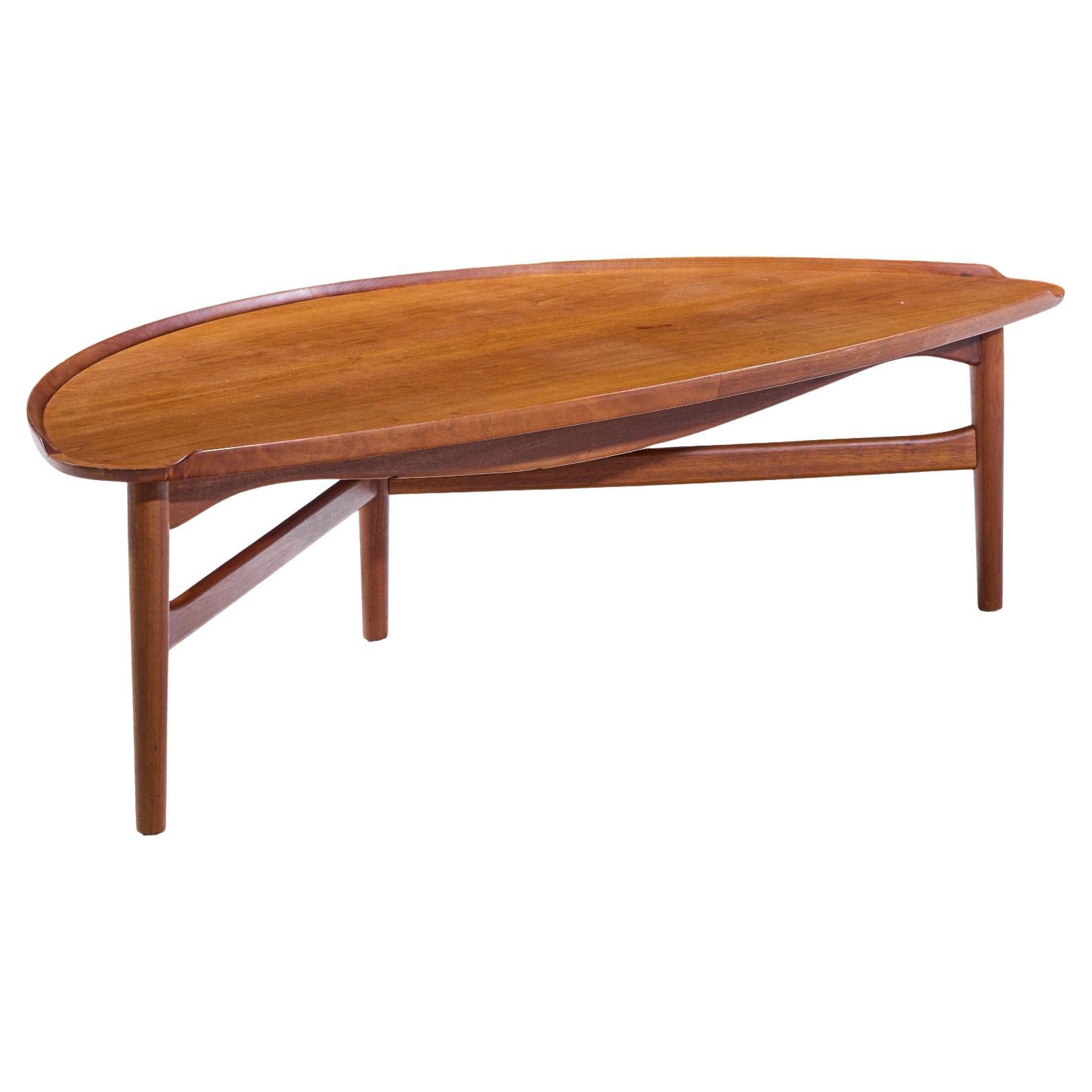 Finn Juhl for Baker Model 521 Mid Century Danish Teak Coffee Table