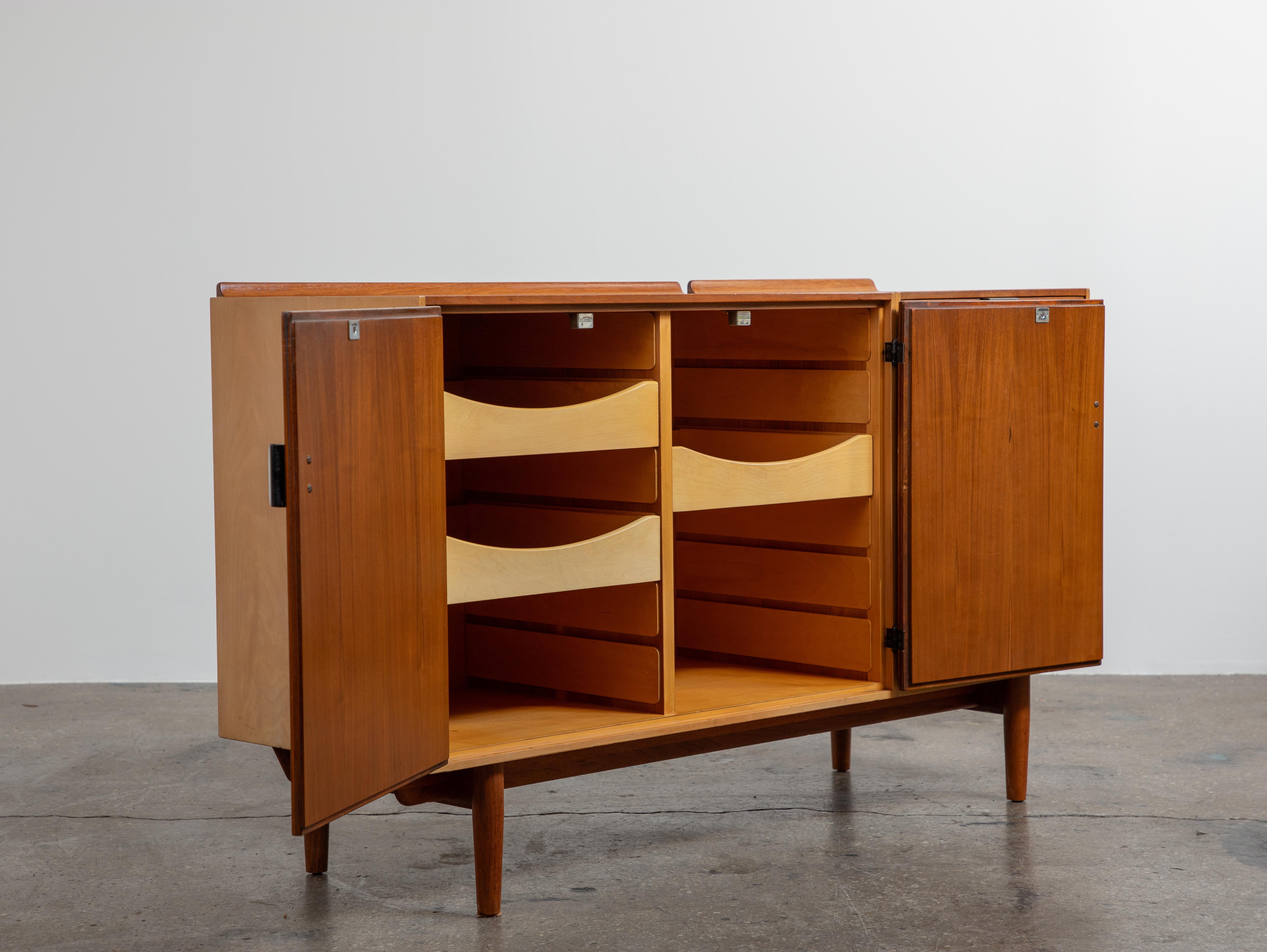 Finn Juhl for Baker Modern Sideboard In Good Condition For Sale In Brooklyn, NY