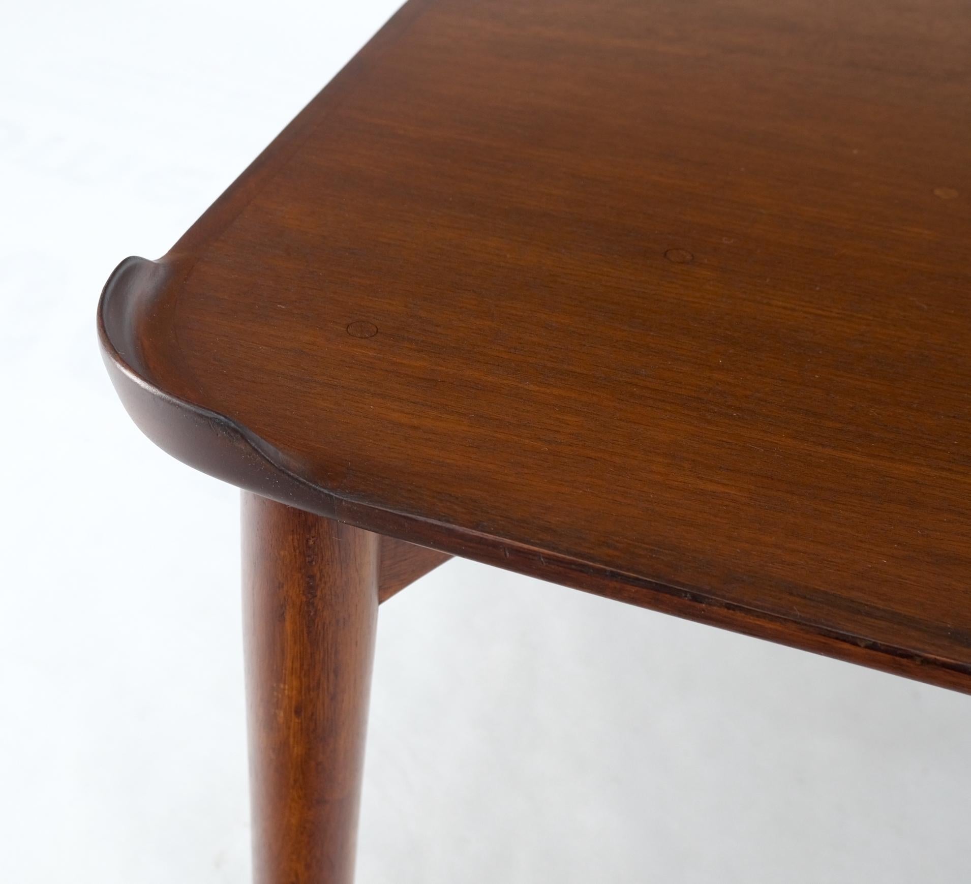 Finn Juhl for Baker Square Walnut Mid-Century Modern Coffee Table For Sale 1