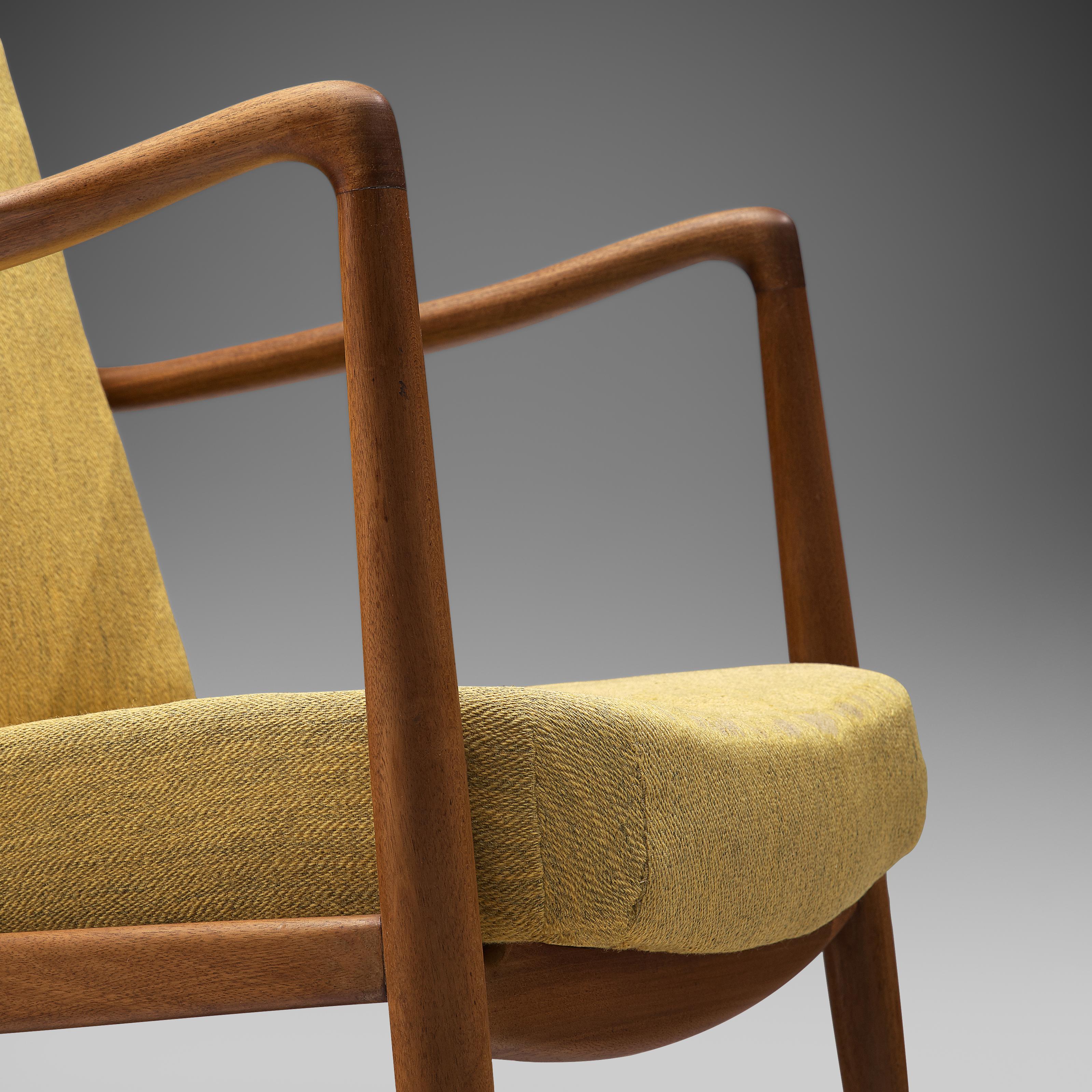 Scandinavian Modern Finn Juhl for Bovirke Lounge Chair in Teak