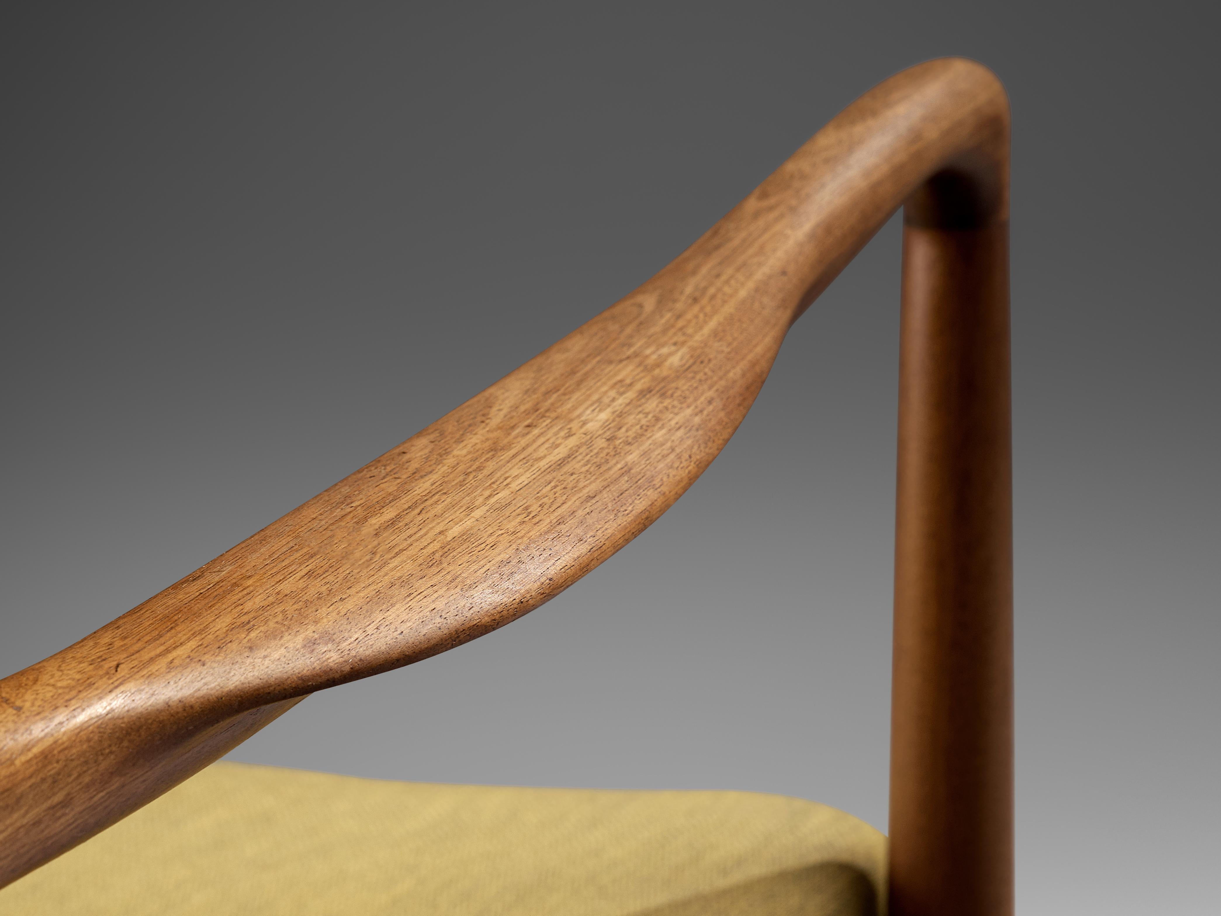 Finn Juhl for Bovirke Lounge Chair in Teak  In Good Condition For Sale In Waalwijk, NL
