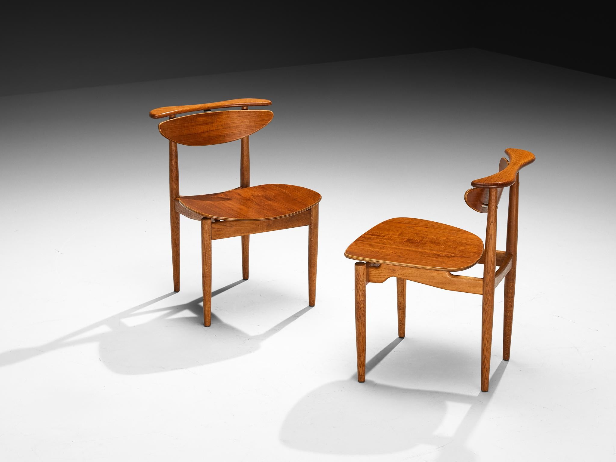 Finn Juhl pour Bovirke « Reading Chairs » en teck en vente 1
