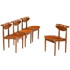Finn Juhl pour Bovirke « Reading Chairs » en teck