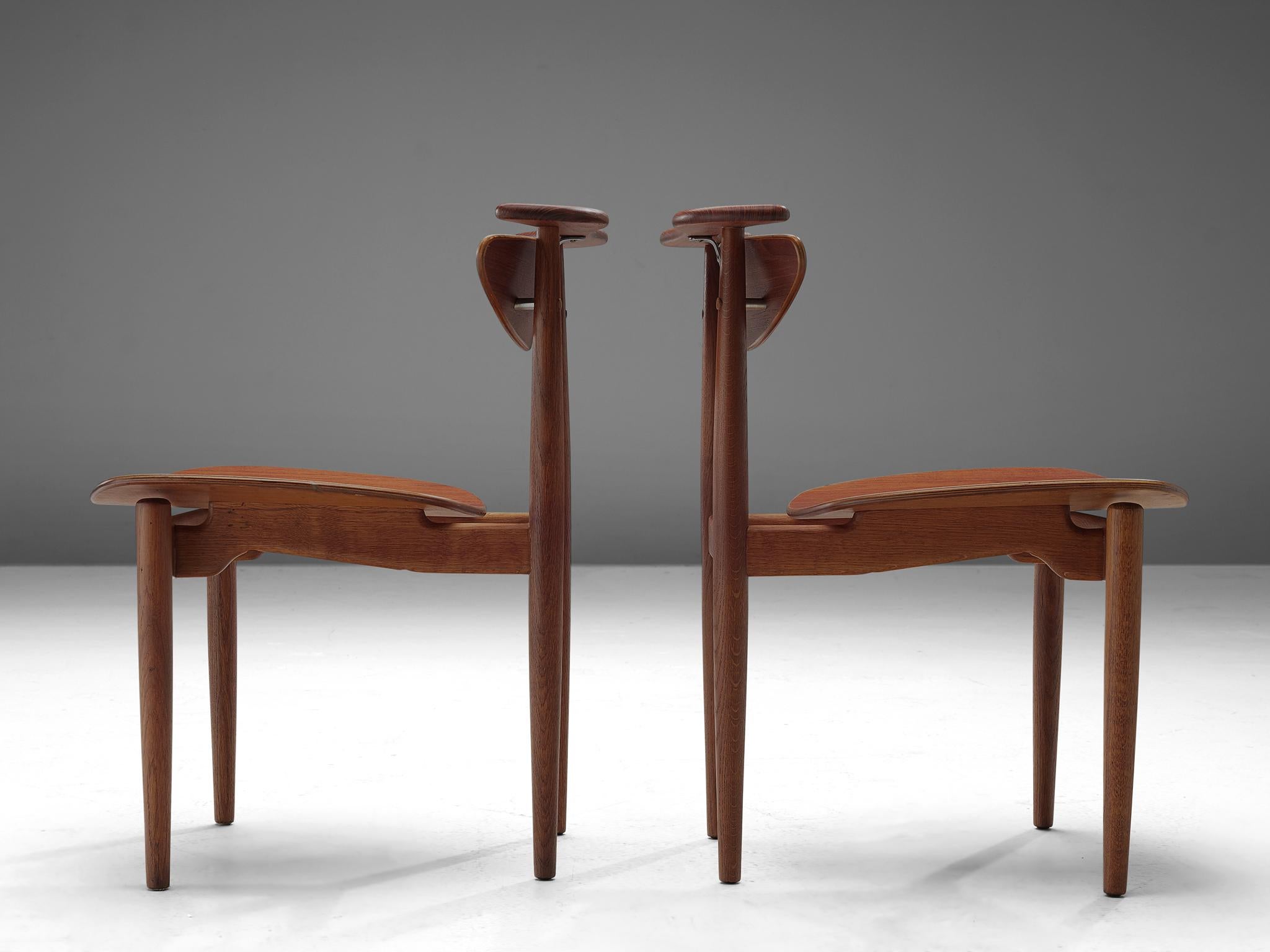 Mid-20th Century Finn Juhl for Bovirke Set of Four 'Reading Chairs'