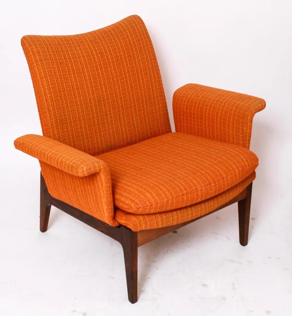 Textile Finn Juhl for Cado Modular Sofa Lounge Armchairs 1950s, Danish Modern For Sale