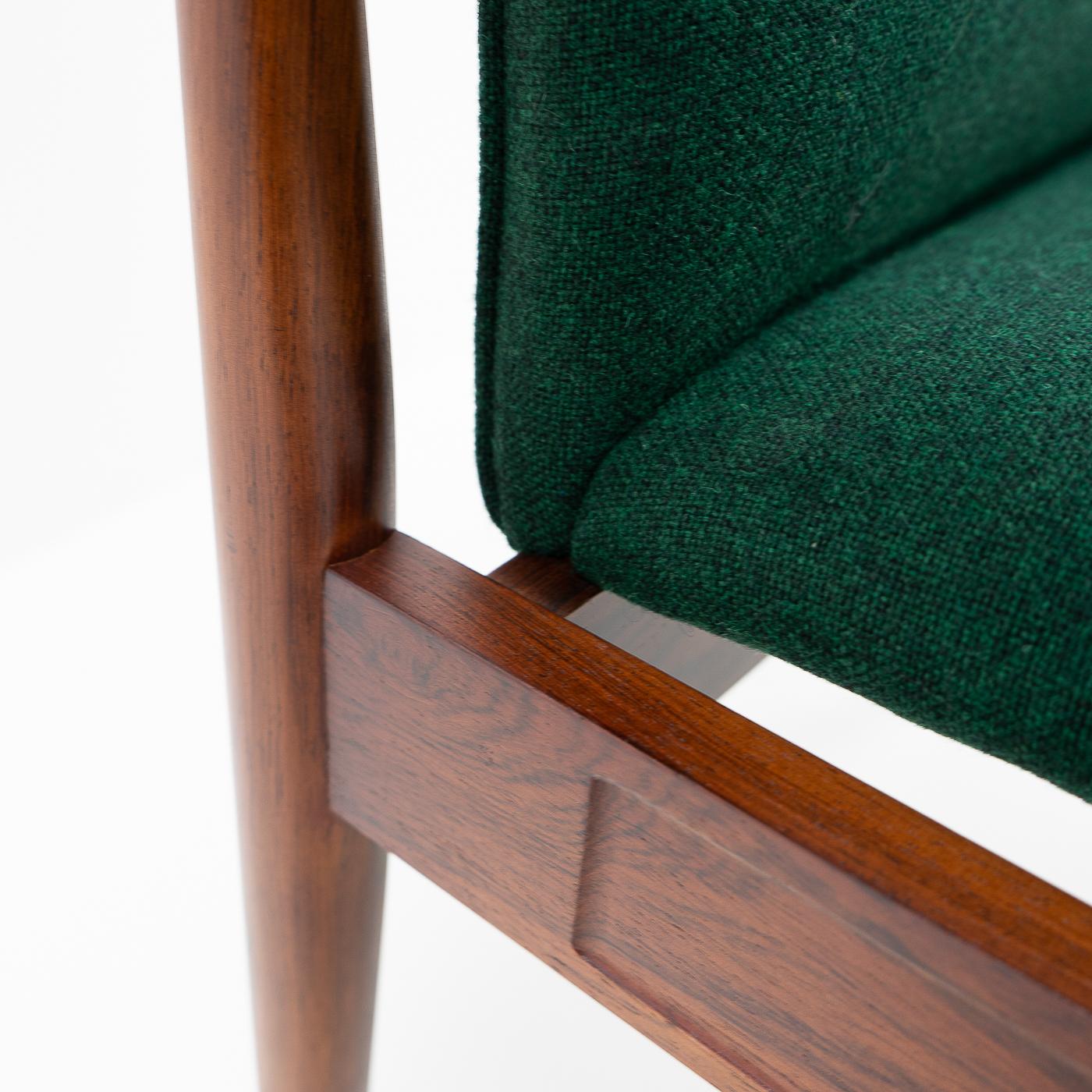 Wool Finn Juhl for France and Son, Diplomat Armchair, 1950s For Sale