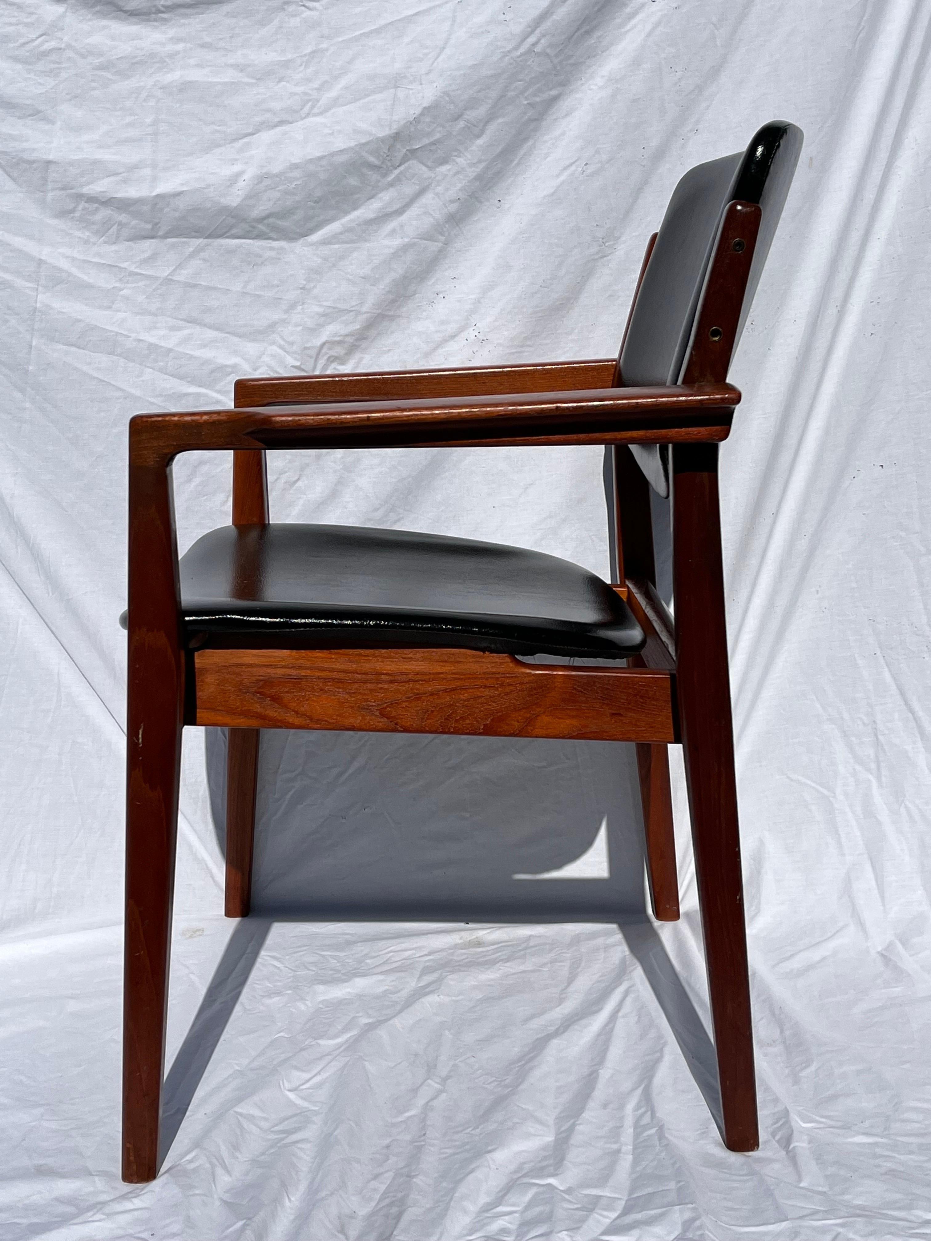 A vintage circa 1960s Danish Mid-Century Modern armchair designed by Finn Juhl for France and Son. This armchair is model 196. The original Danish company, France and Son has an important history - be wary of contemporary reproductions! Here's some