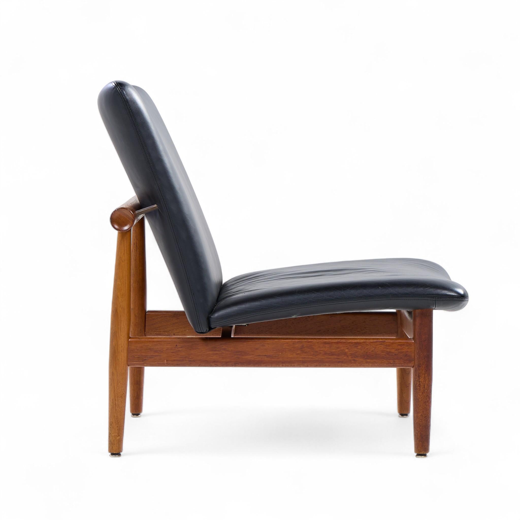 Finn Juhls per France and Sons FD137 Sedie da salotto giapponesi in teak - coppia in vendita 4
