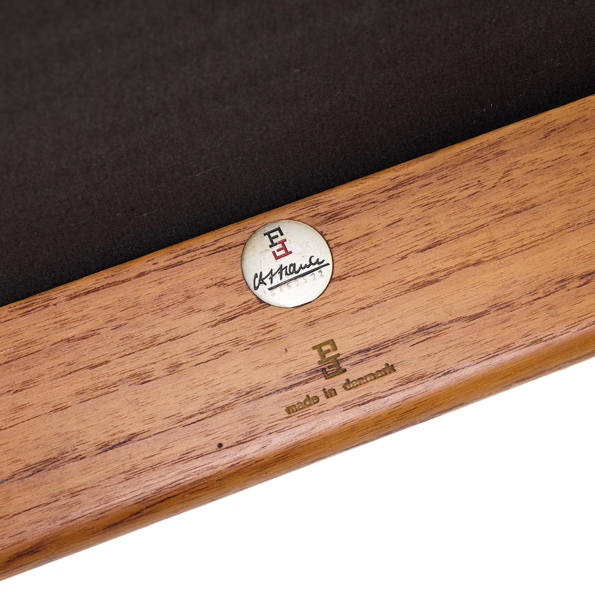 Finn Juhls per France and Sons FD137 Sedie da salotto giapponesi in teak - coppia in vendita 6