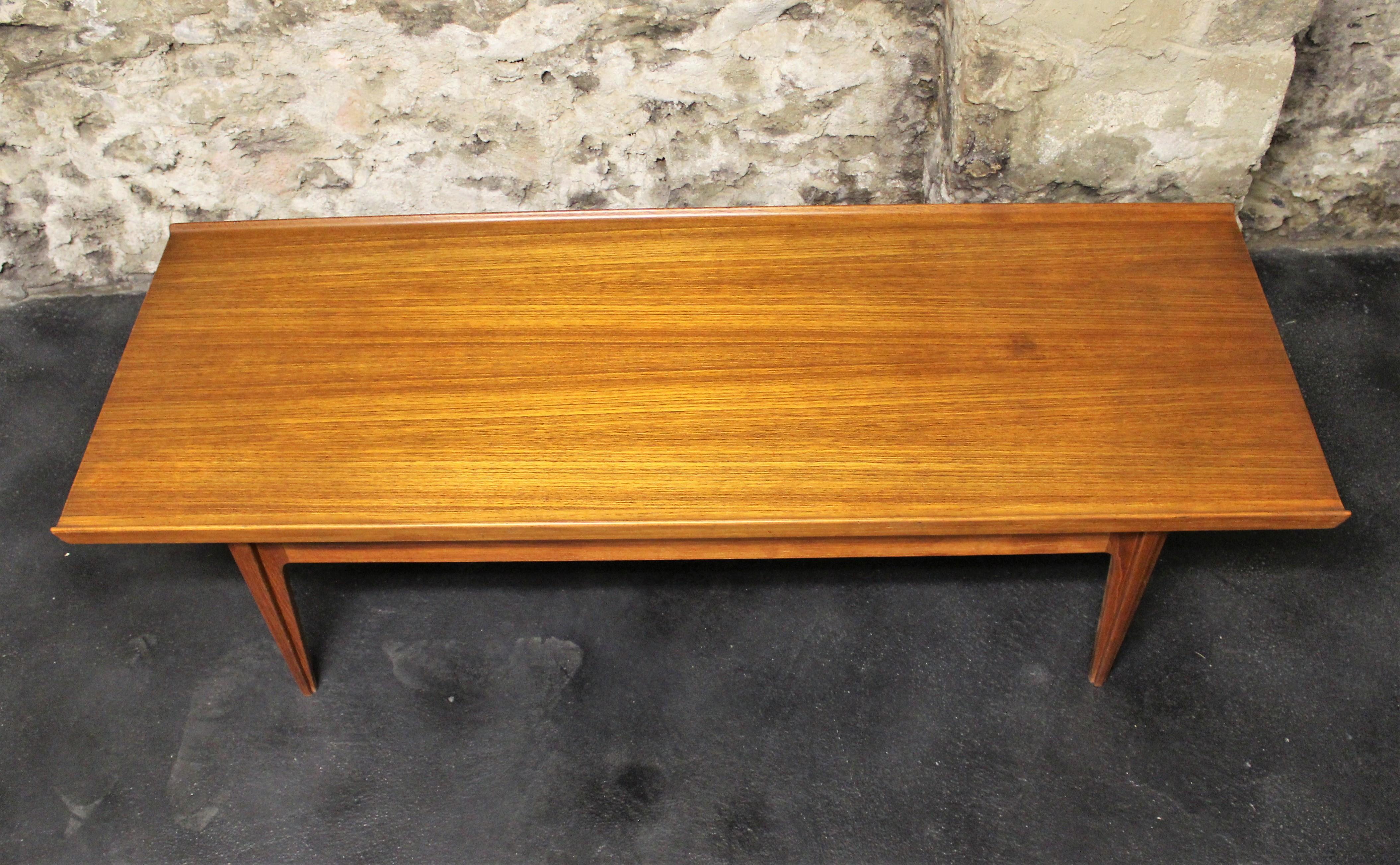 Finn Juhl for France and Sons Solid Teak Coffee Table 6