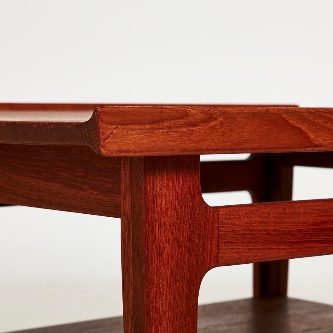 One of legendary danish furniture designer Finn Juhl's own favourite piece. A beautiful side board/coffee table made by for for France & Søn. The table is one of several models from the series ‘500’, teak, Denmark, design 1958 This solid teak coffee