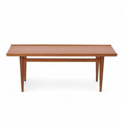 Finn Juhl pour France & Son Table basse en teck danois du milieu du siècle 532