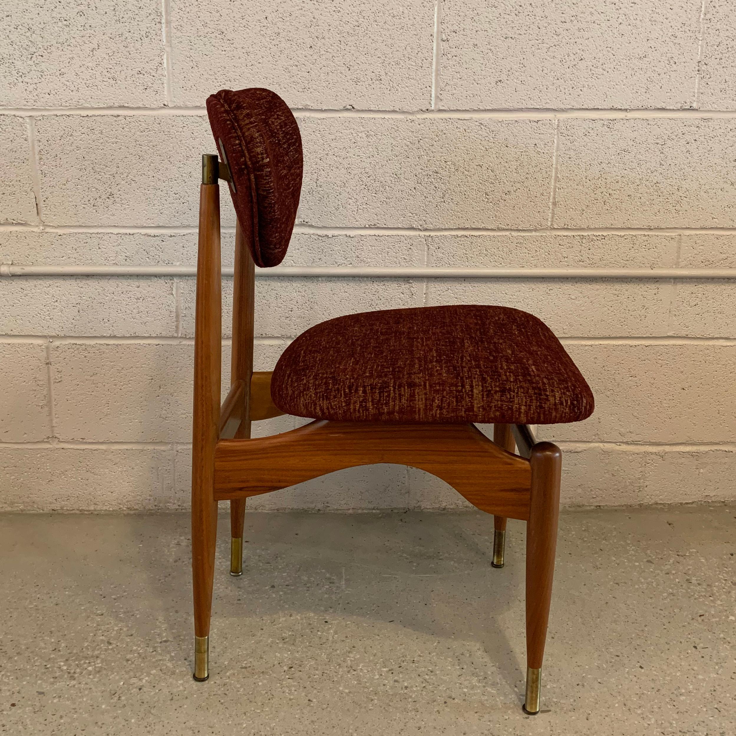 Finn Juhl For John Stuart Upholstered Side Desk Chair In Good Condition In Brooklyn, NY