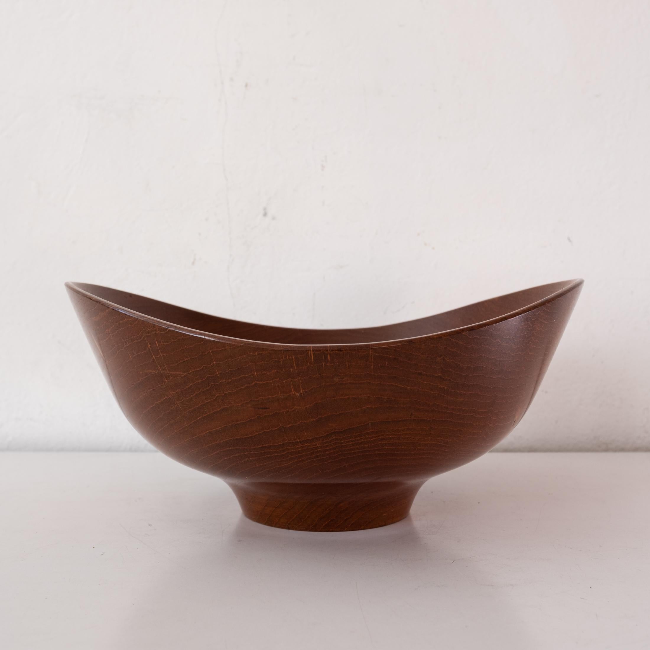Finn Juhl for Kay Bojesen Teak Bowl, Denmark, 1950s 4