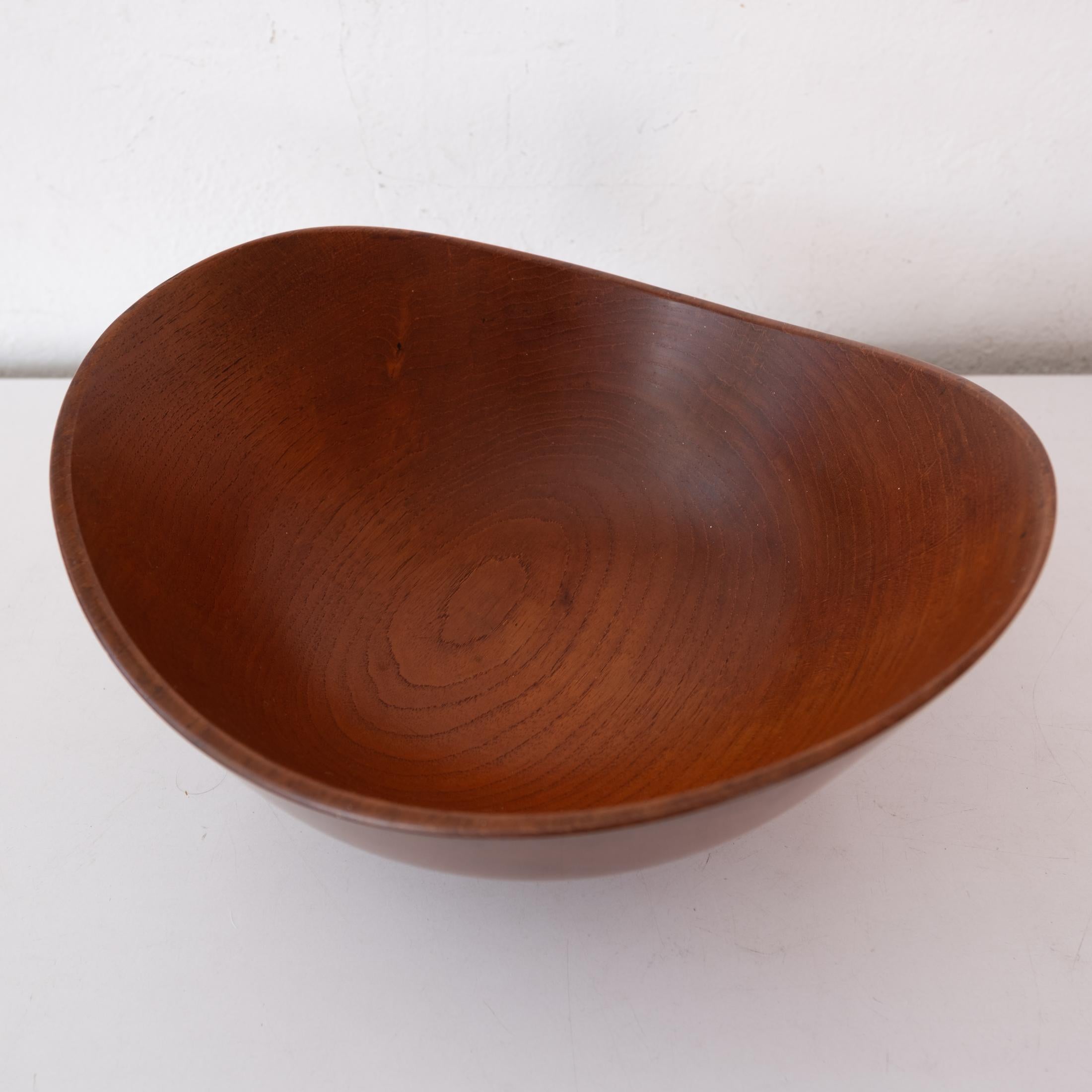 Finn Juhl for Kay Bojesen Teak Bowl, Denmark, 1950s 5