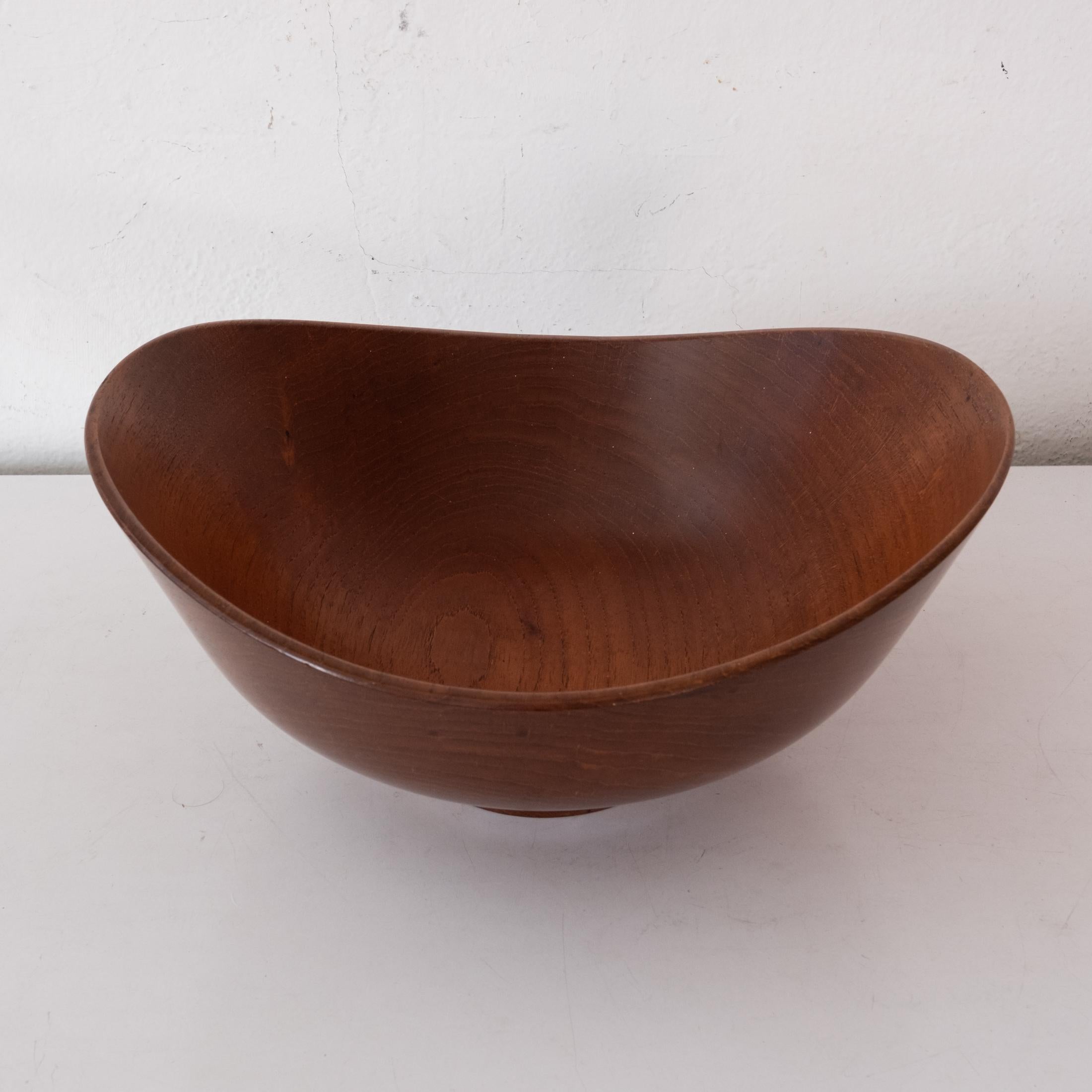 Finn Juhl for Kay Bojesen Teak Bowl, Denmark, 1950s 6