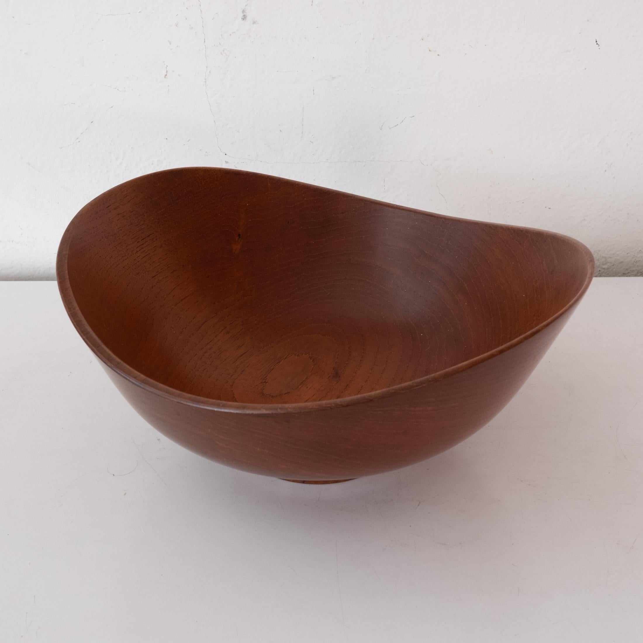 Finn Juhl for Kay Bojesen Teak Bowl, Denmark, 1950s 7