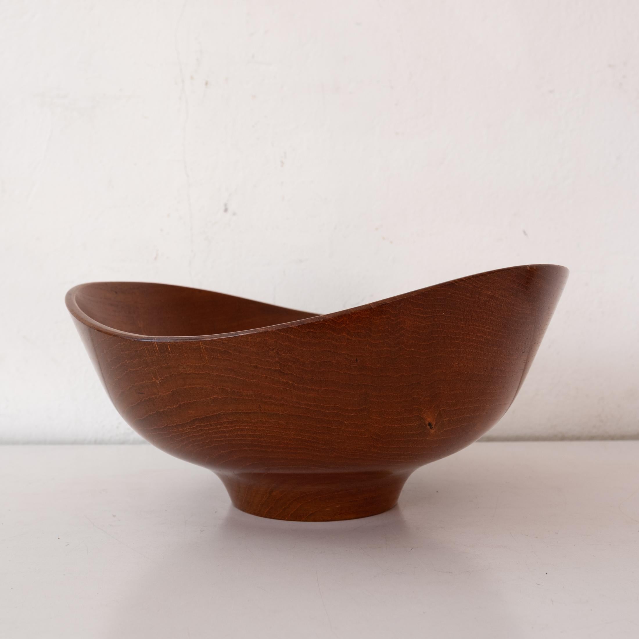 Finn Juhl for Kay Bojesen Teak Bowl, Denmark, 1950s In Good Condition In San Diego, CA