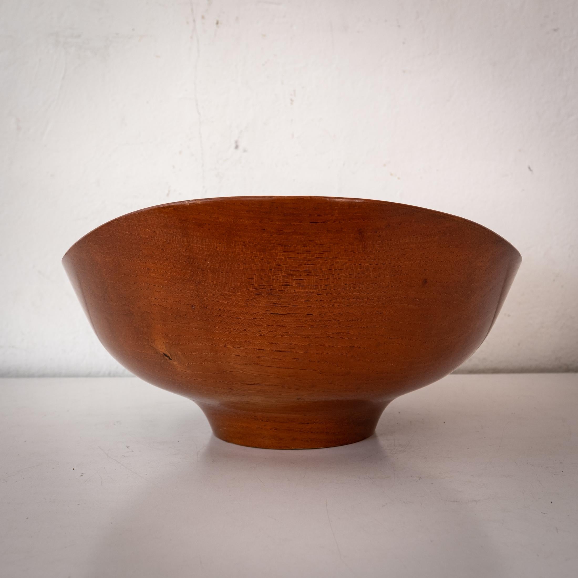 Finn Juhl for Kay Bojesen Teak Bowl, Denmark, 1950s 2