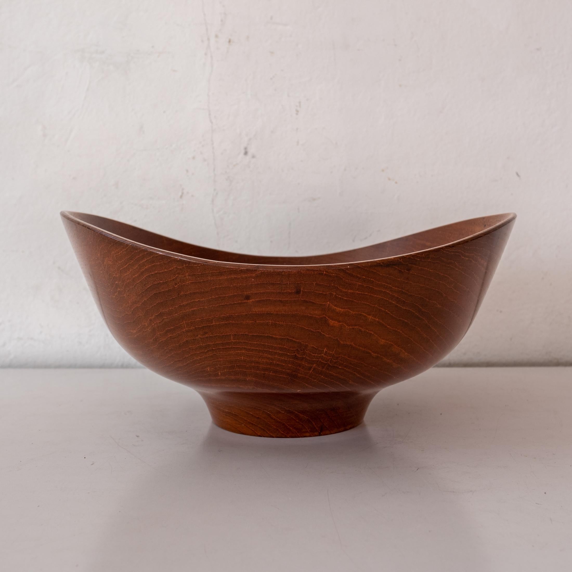 Finn Juhl for Kay Bojesen Teak Bowl, Denmark, 1950s 3