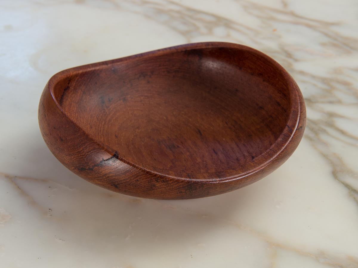 Turned Finn Juhl for Kay Bojesen Teak Bowl For Sale