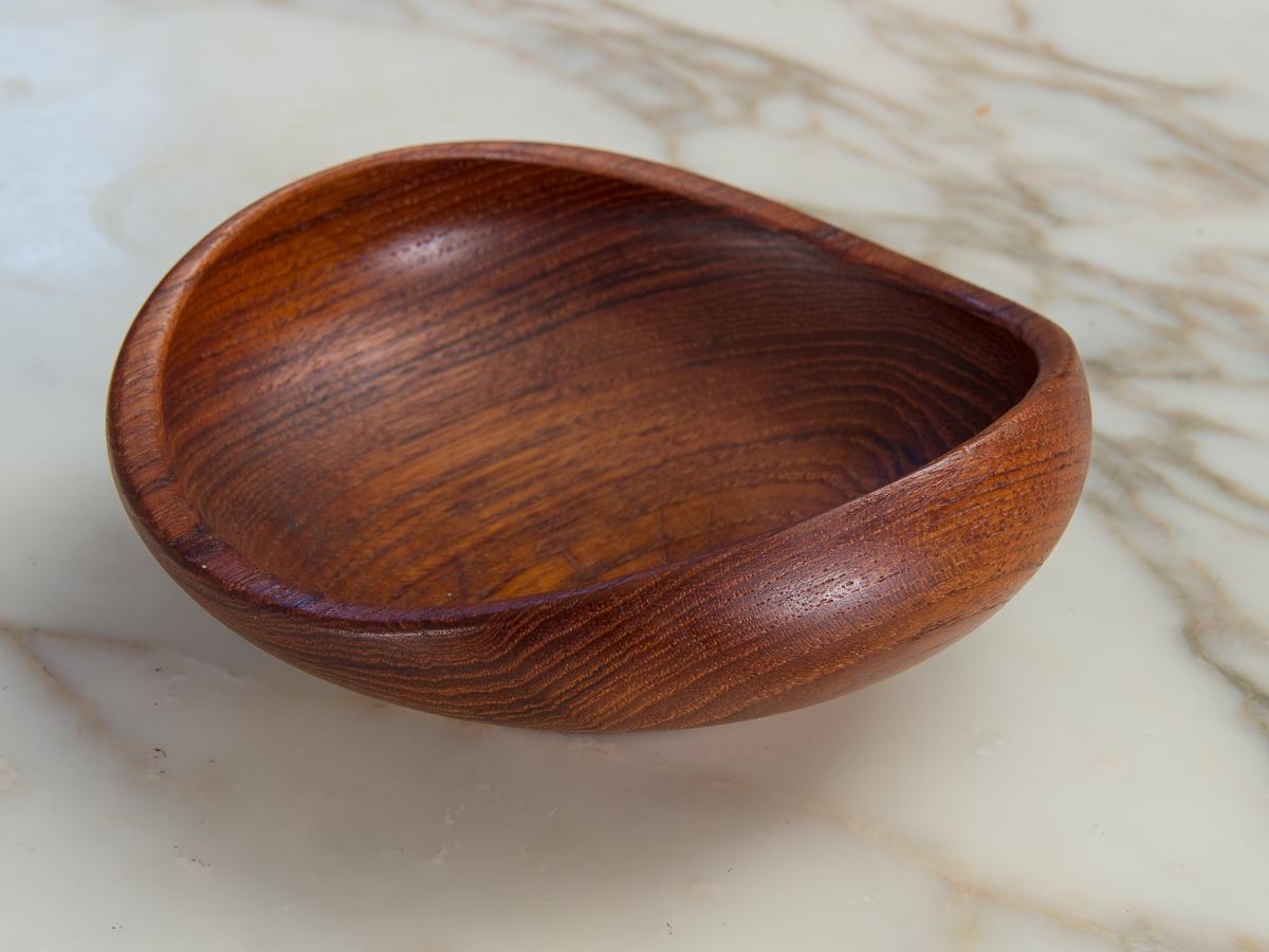 Cuenco de teca Finn Juhl para Kay Bojesen siglo XX en venta