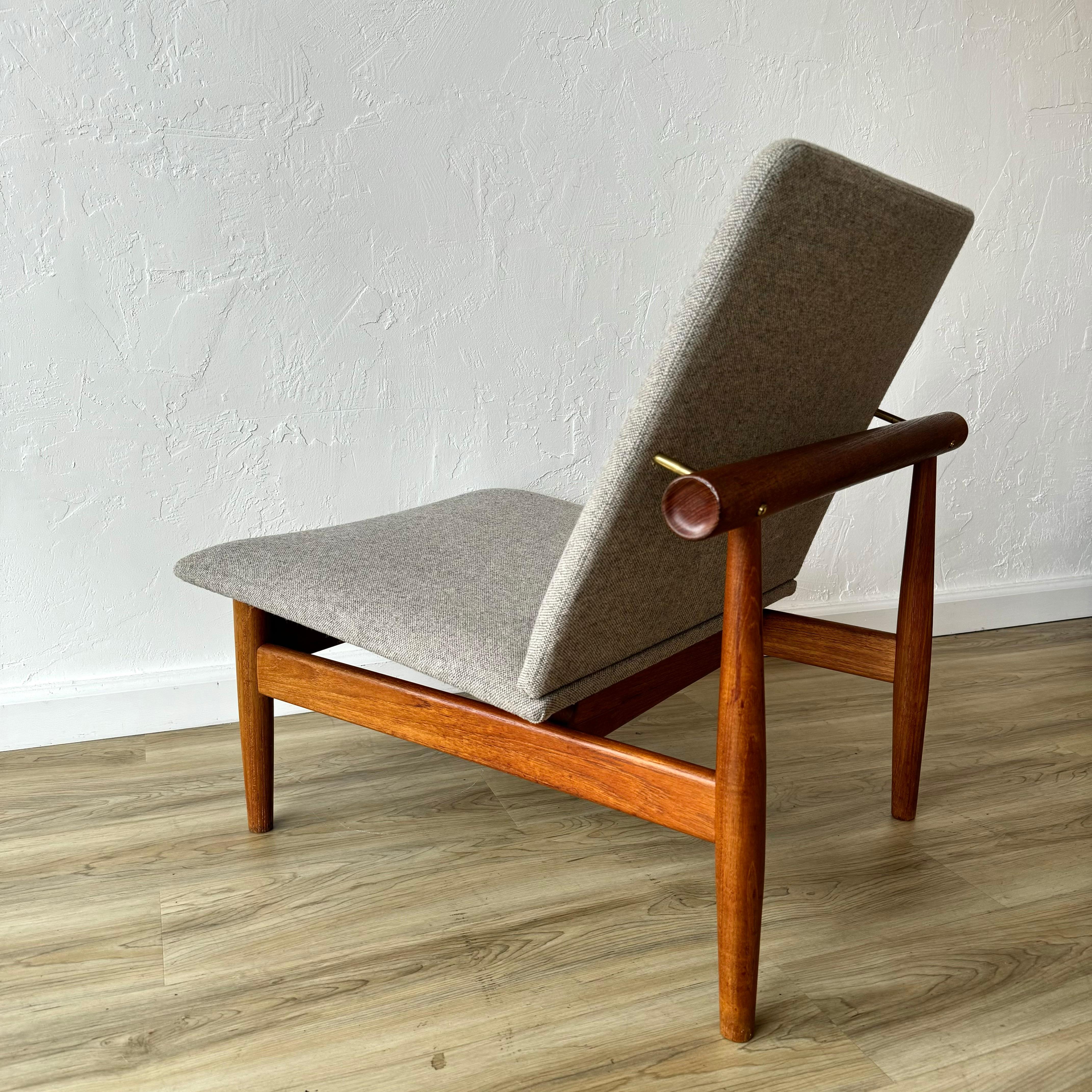 Finn Juhl  Francia e Hijo  Japón Silla Teka Moderno de mediados de siglo
