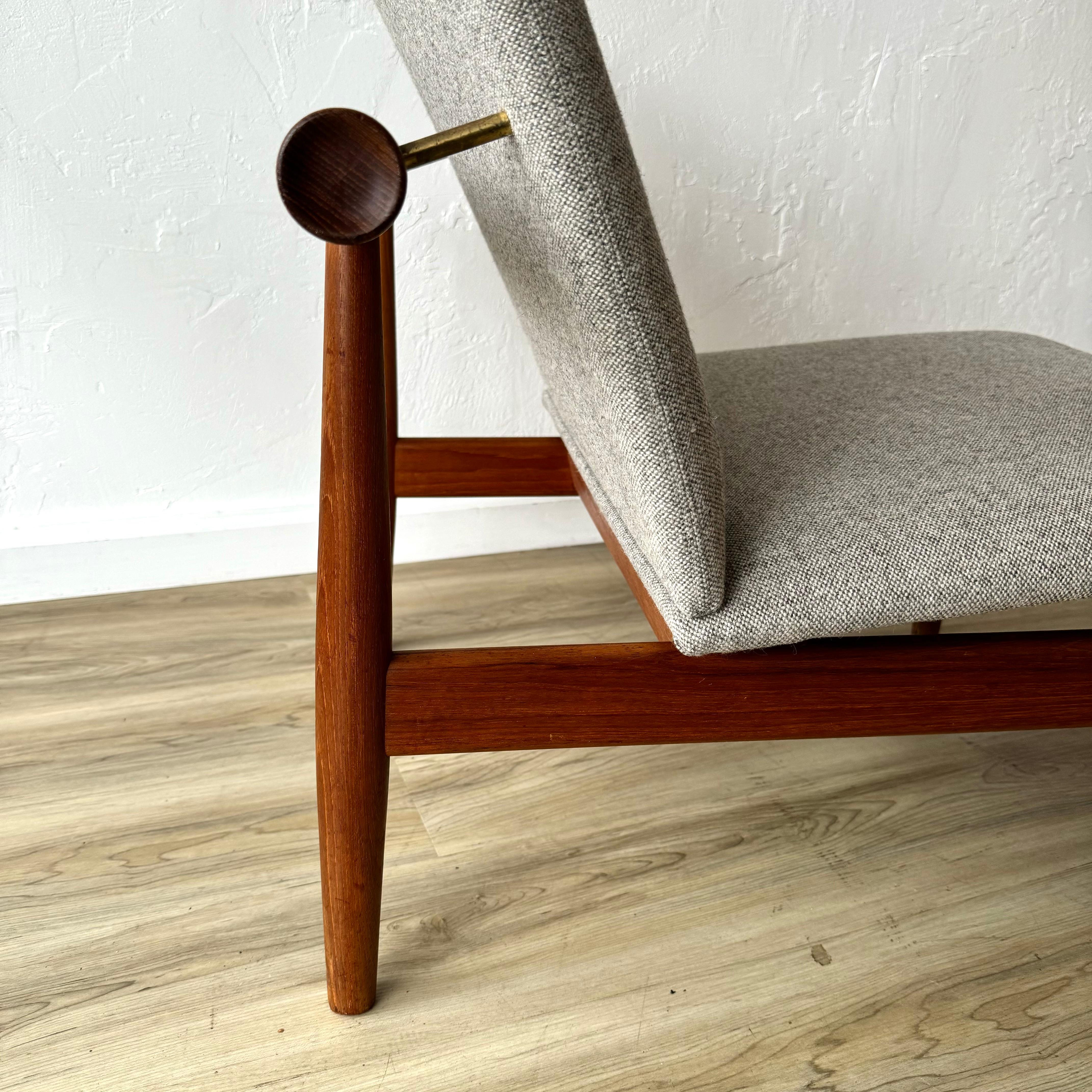 Finn Juhl  Francia e Hijo  Japón Silla Teka mediados del siglo XX