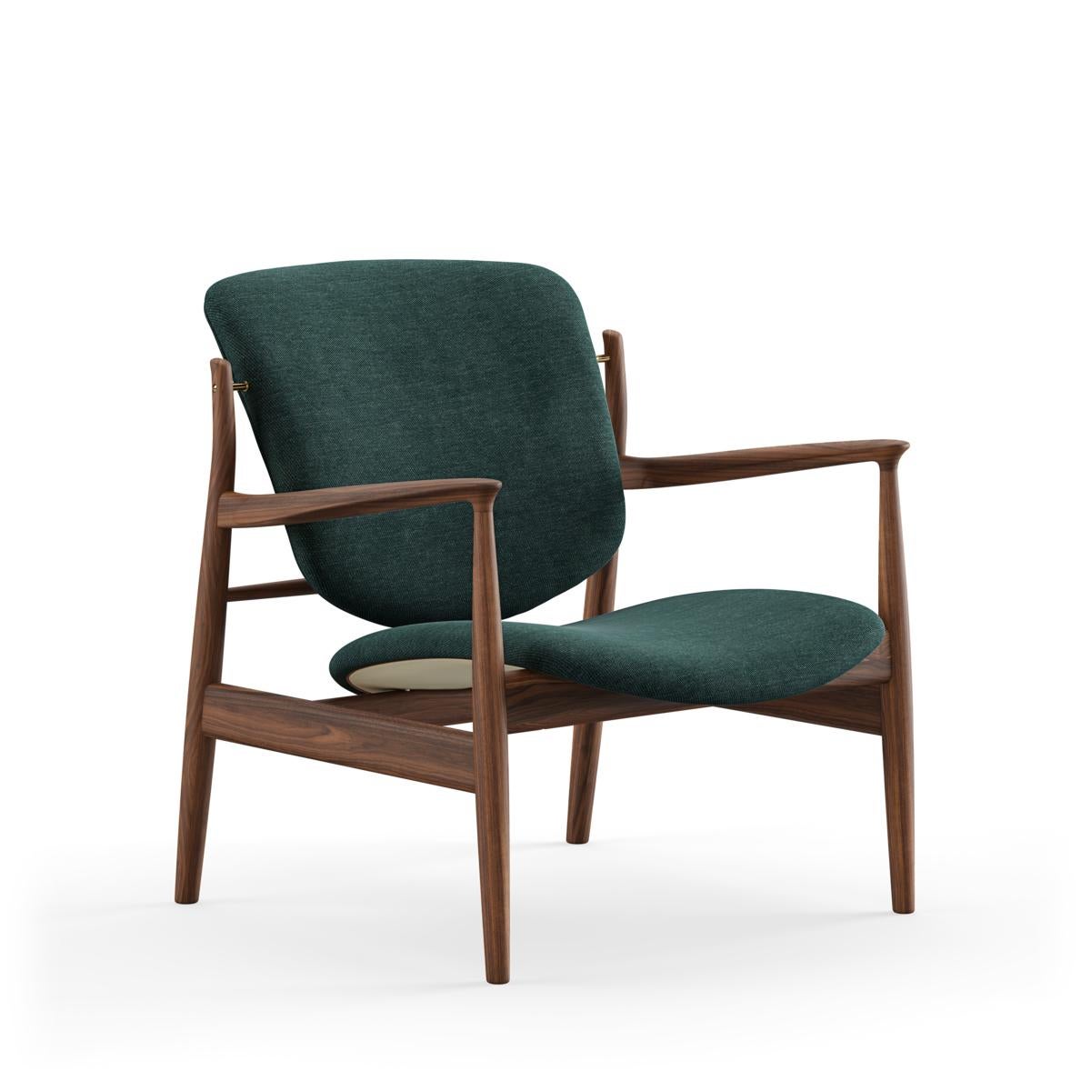 Finn Juhl France Chair in Wood and Fabric 11
