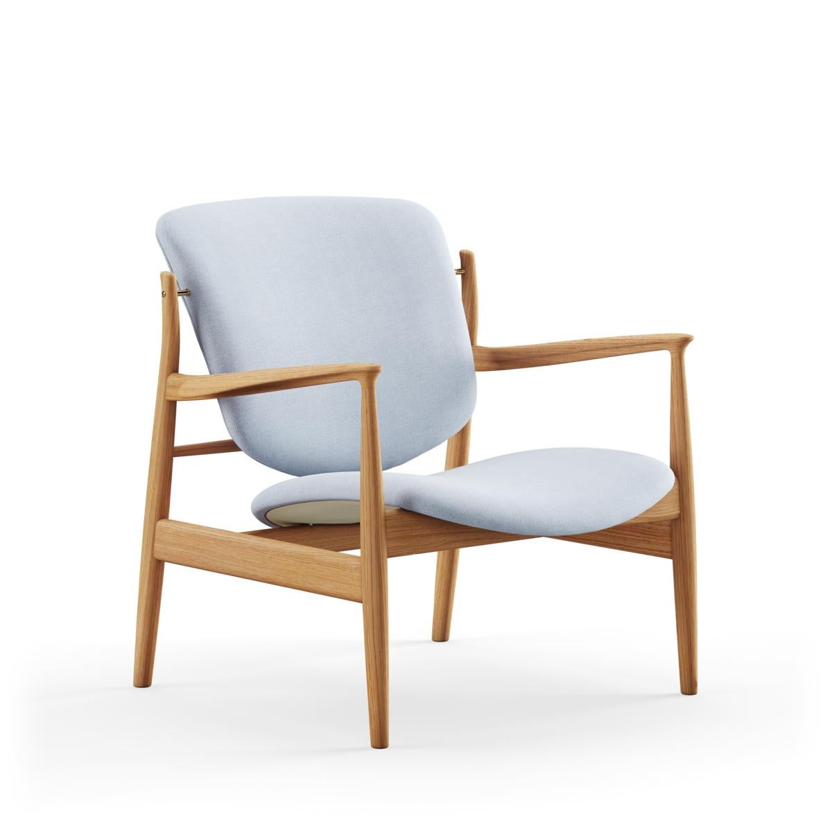 Finn Juhl France Chair in Wood and Fabric 3