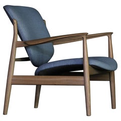 Finn Juhl France Chair in Wood and Fabric
