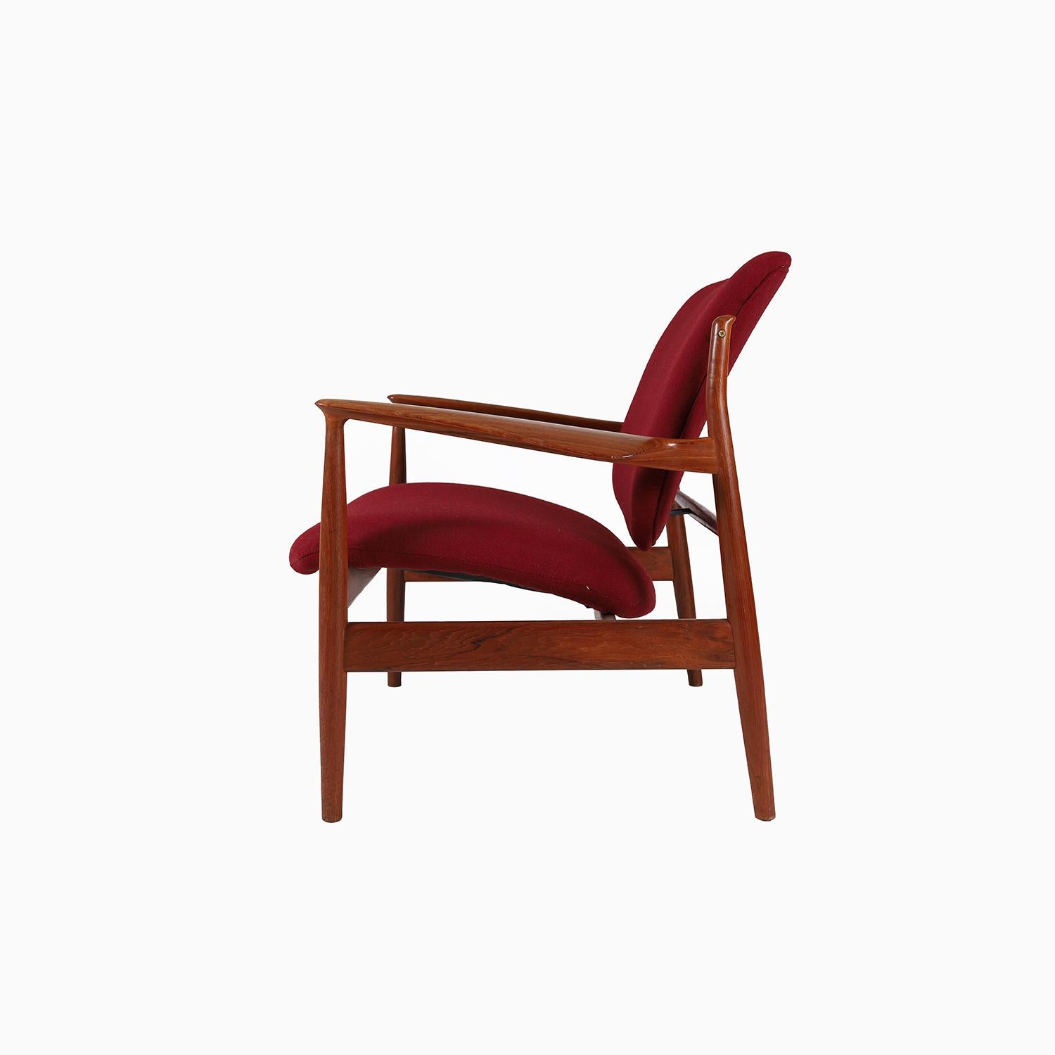 20th Century Finn Juhl France Lounge Chair FD 136 For Sale
