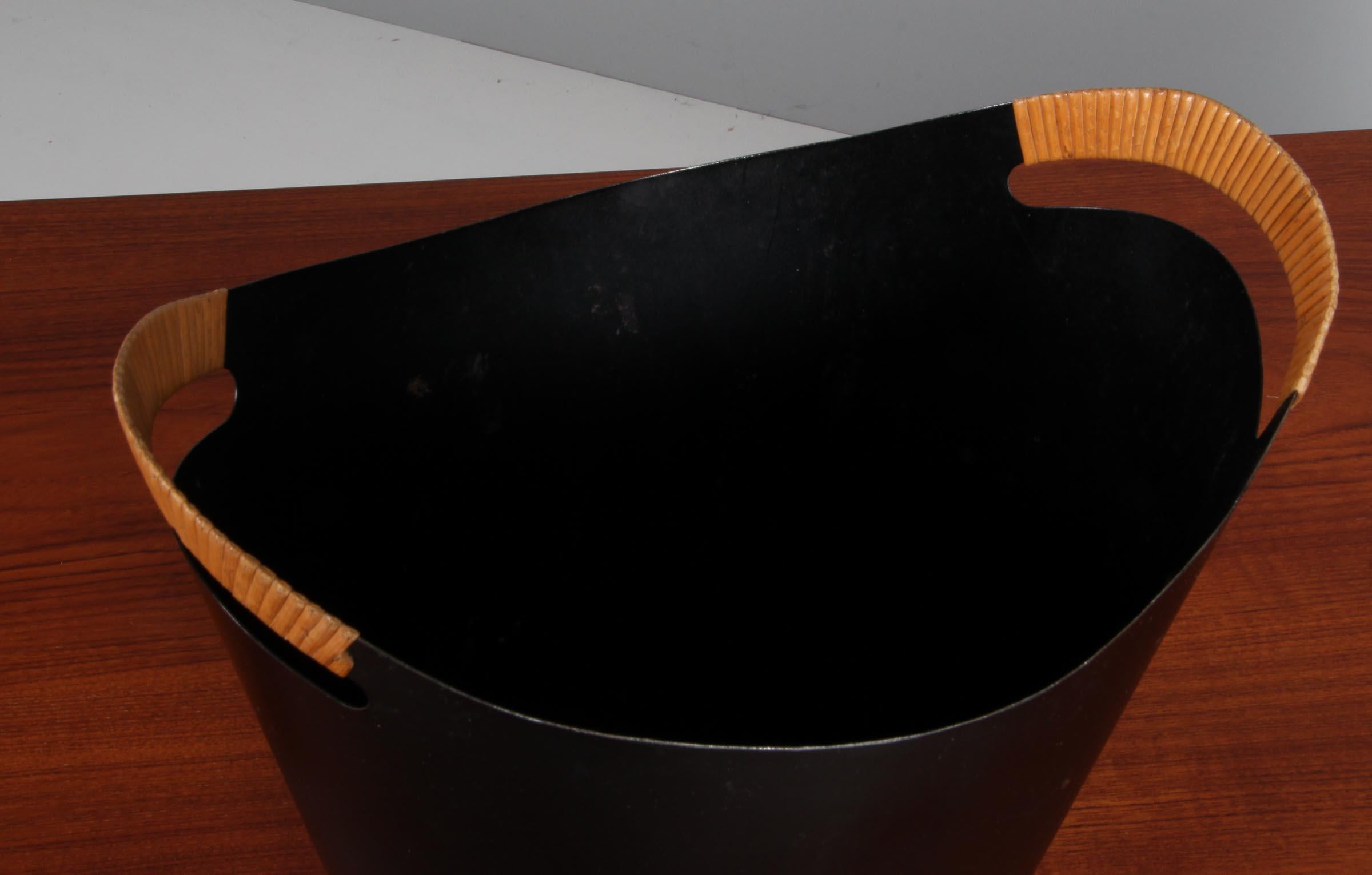 Finn Juhl & Grethe Kornerup-Bang, Paperbin In Fair Condition In Esbjerg, DK