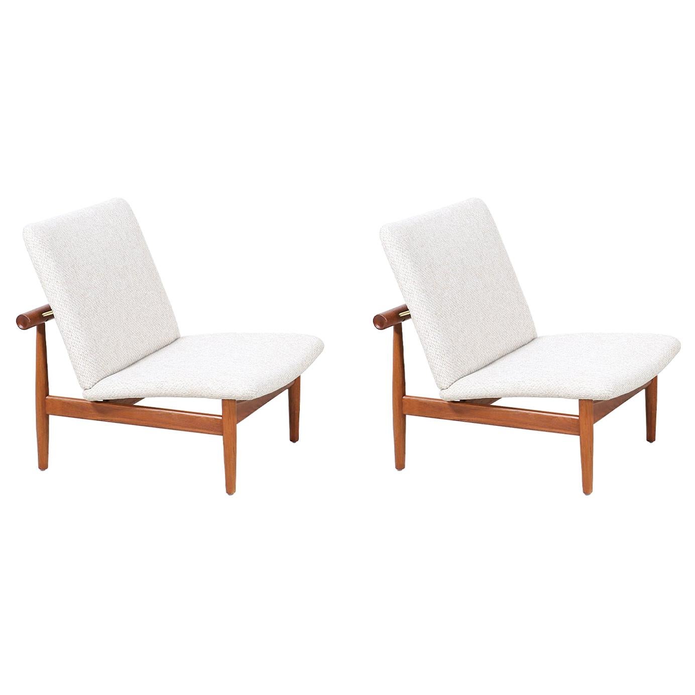 Finn Juhl "Japan" Model-137 Lounge Chairs for France & Søn
