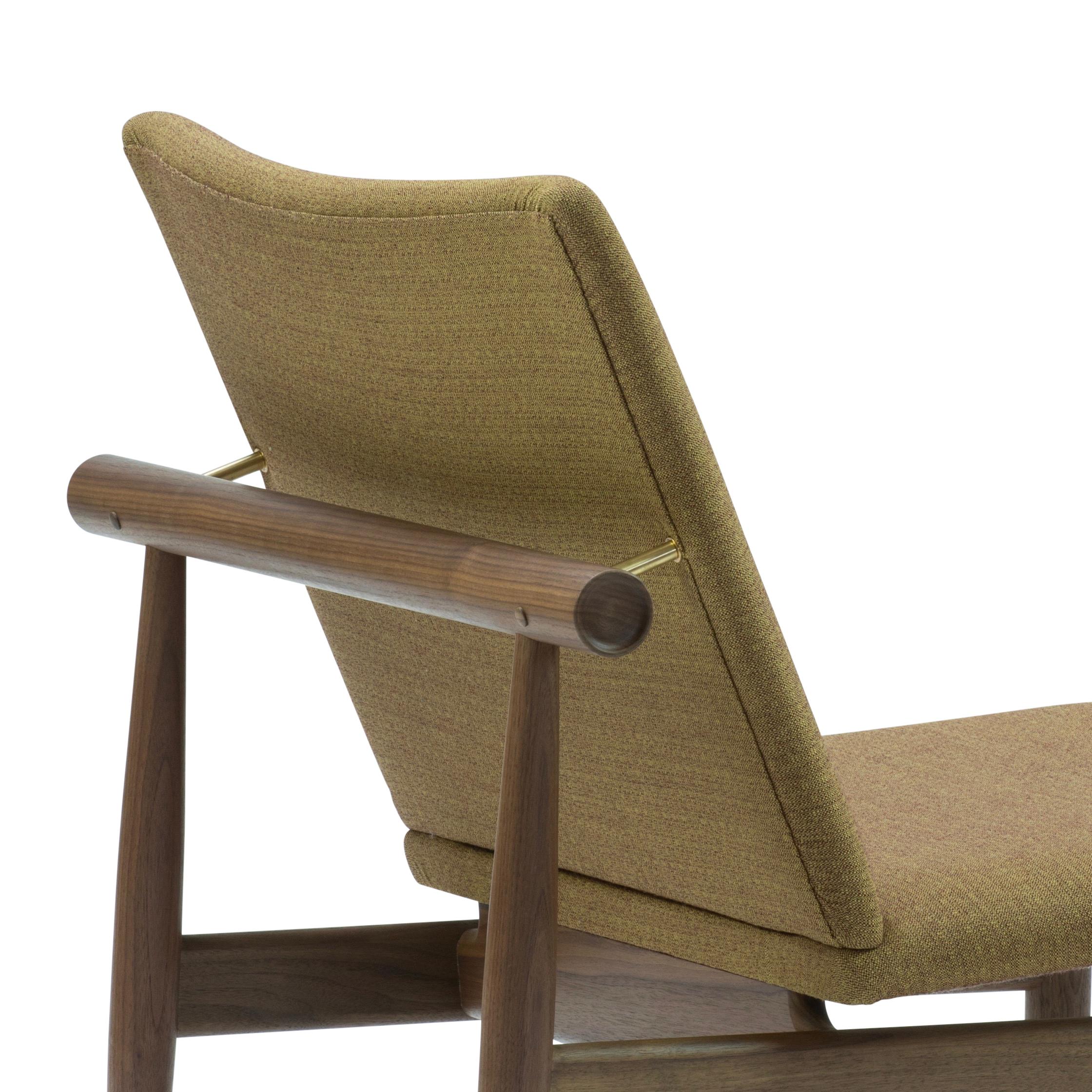 Contemporary Finn Juhl Japan Series Chair Walnut, Kvadrat Foss, 1953