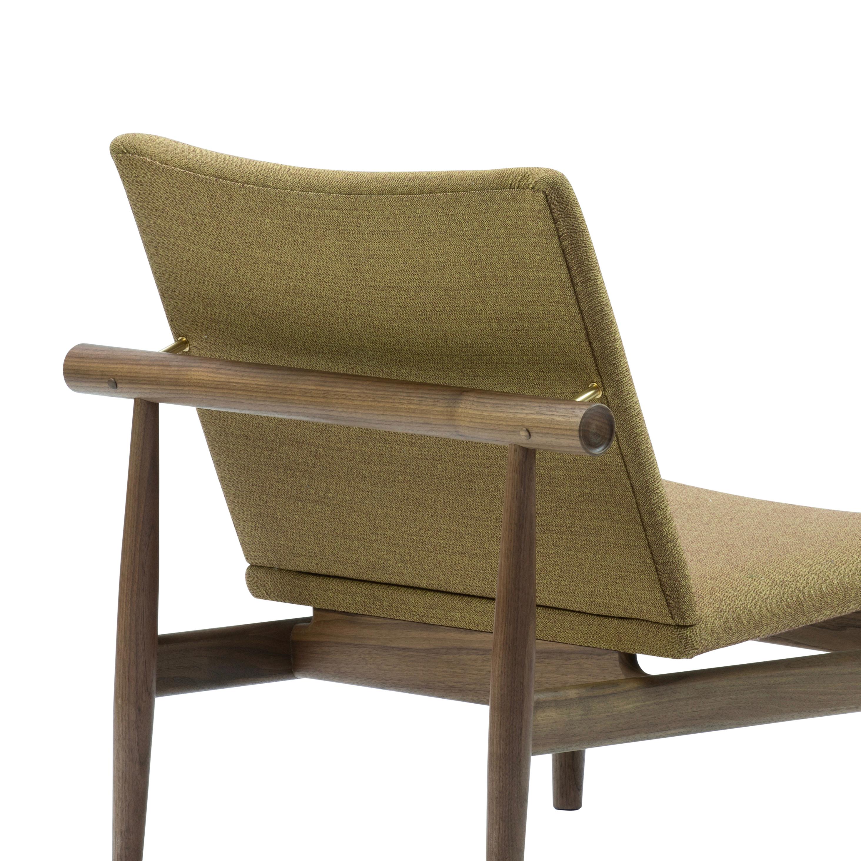 Contemporary Finn Juhl Japan Series Chair, Wood and Kvadrat Foss