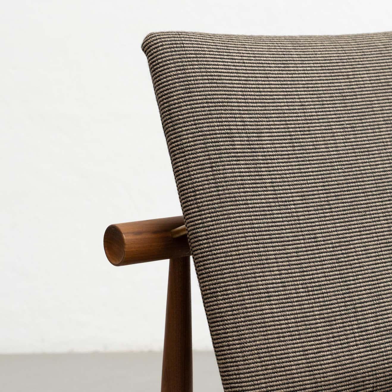 Finn Juhl Japan Series Chair, Wood and Raf Simons Kvadrat 3