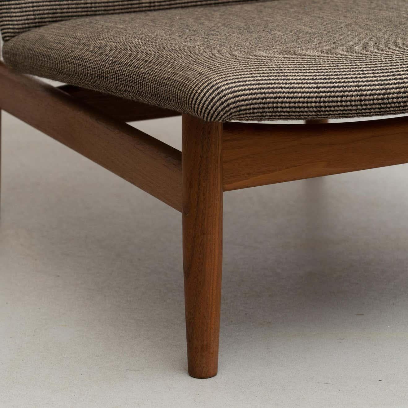 Finn Juhl Japan Series Chair, Wood and Raf Simons Kvadrat 2