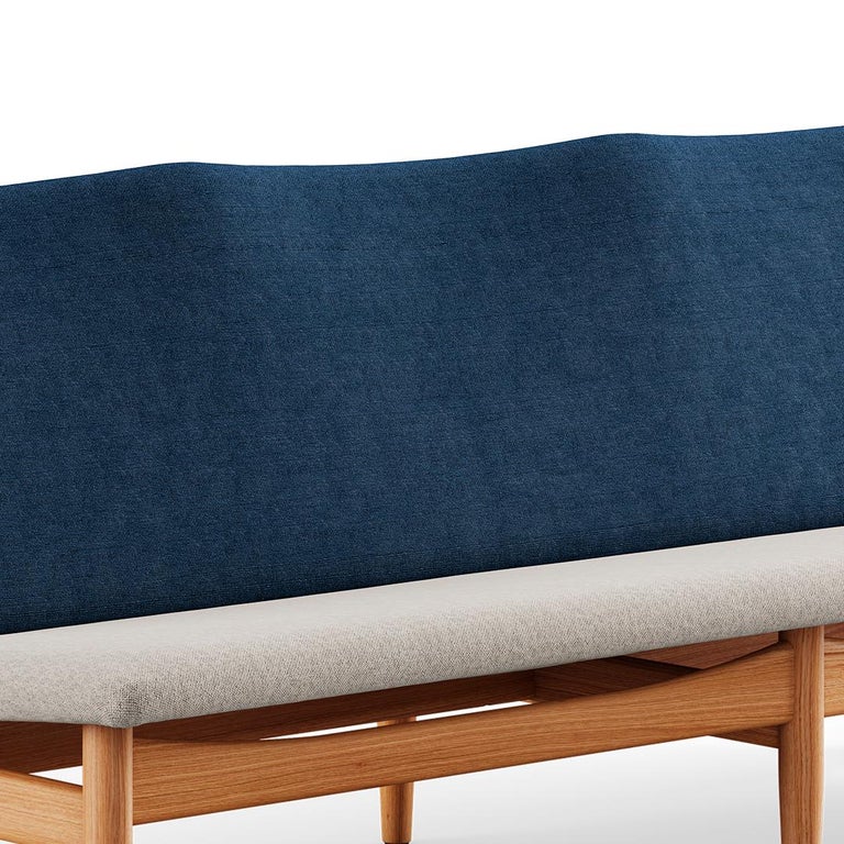 Finn Juhl Japan Series Sofa, Wood and Fabric For Sale at 1stDibs