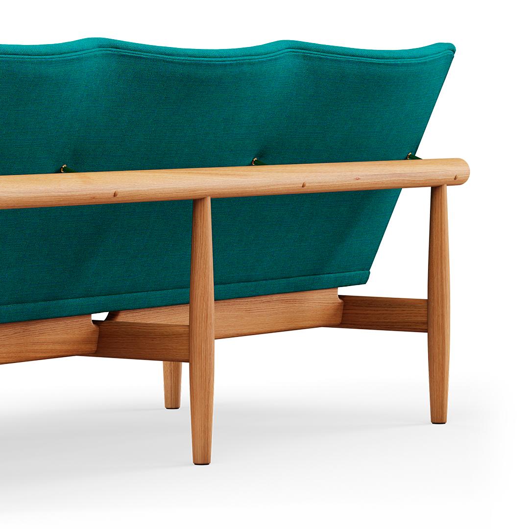 Finn Juhl Japan Series Sofa, Wood and Fabric 1