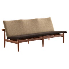 Finn Juhl Japan Series Sofa, Wood and Fabric