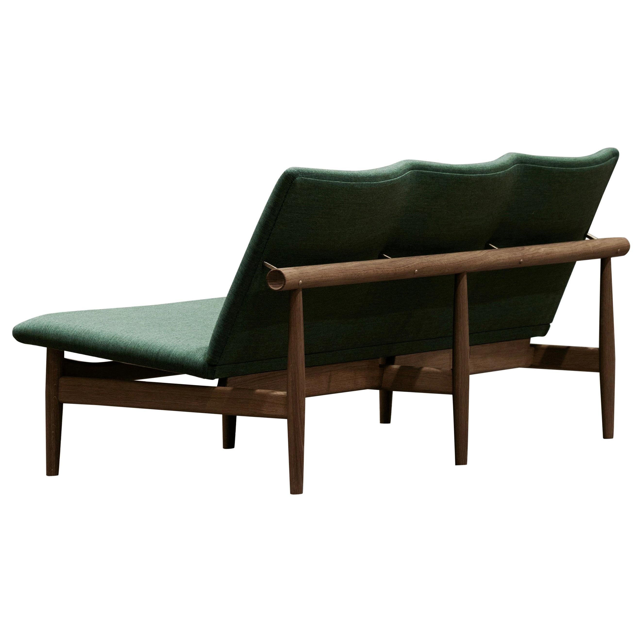 Finn Juhl Japan Series Three Seaters Sofa, Wood and Kvadrat Canvas Fabric