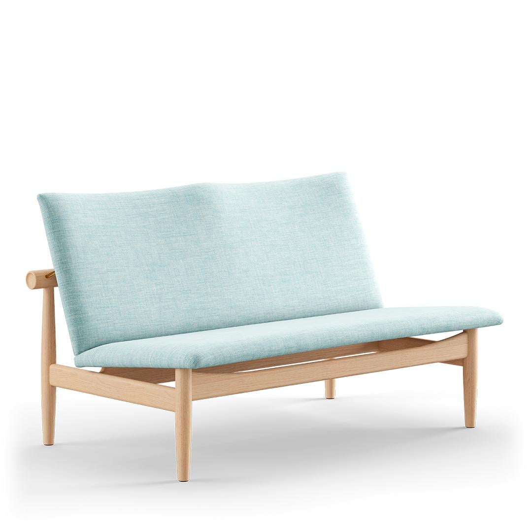 Finn Juhl Japan Series Two-Seaters Sofa, Wood and Fabric In New Condition In Barcelona, Barcelona