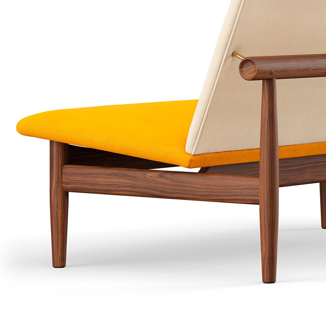 Finn Juhl Japan Series Two-Seaters Sofa, Wood and Fabric 1