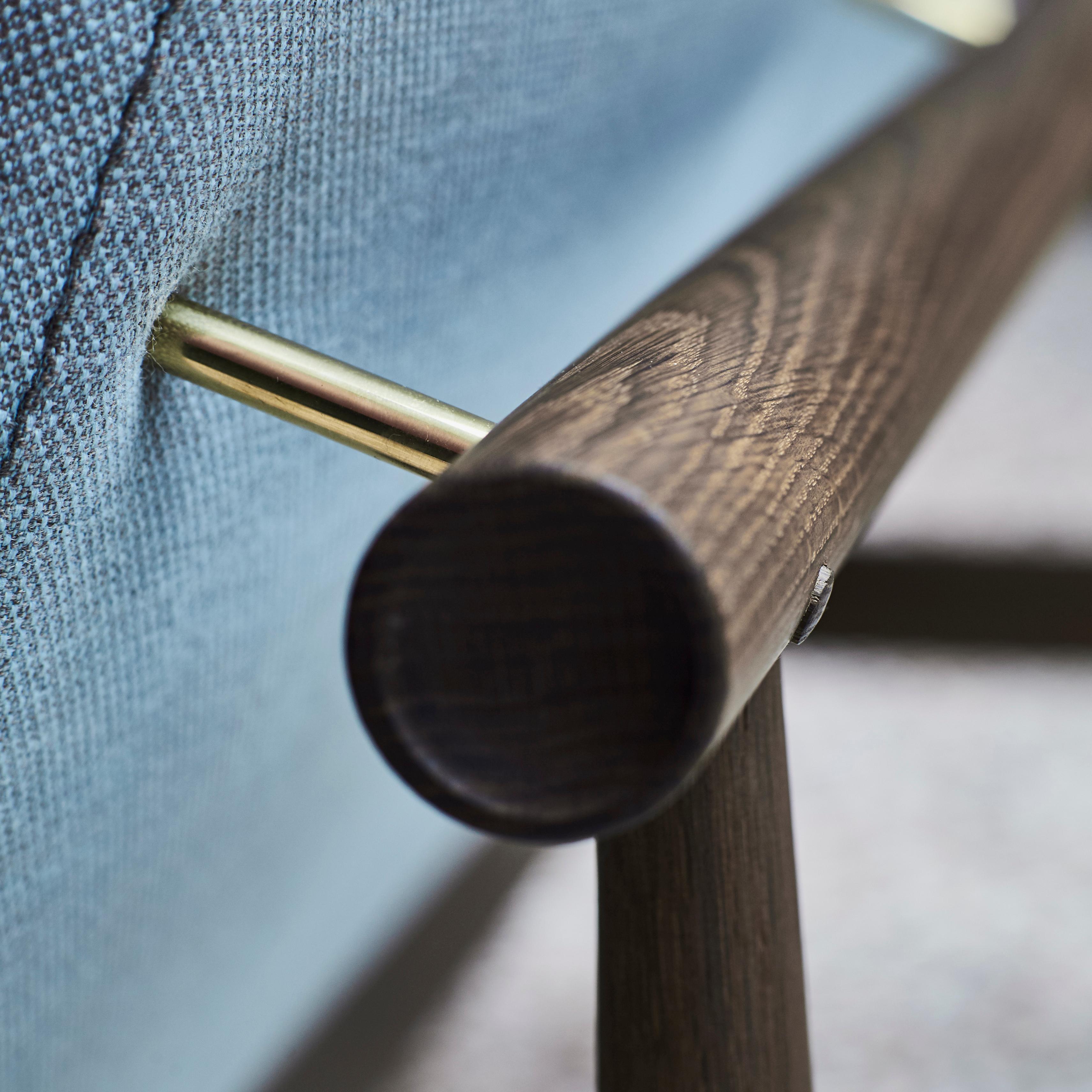 Finn Juhl Japan Series Two-Seaters Sofa, Wood and Fabric 2