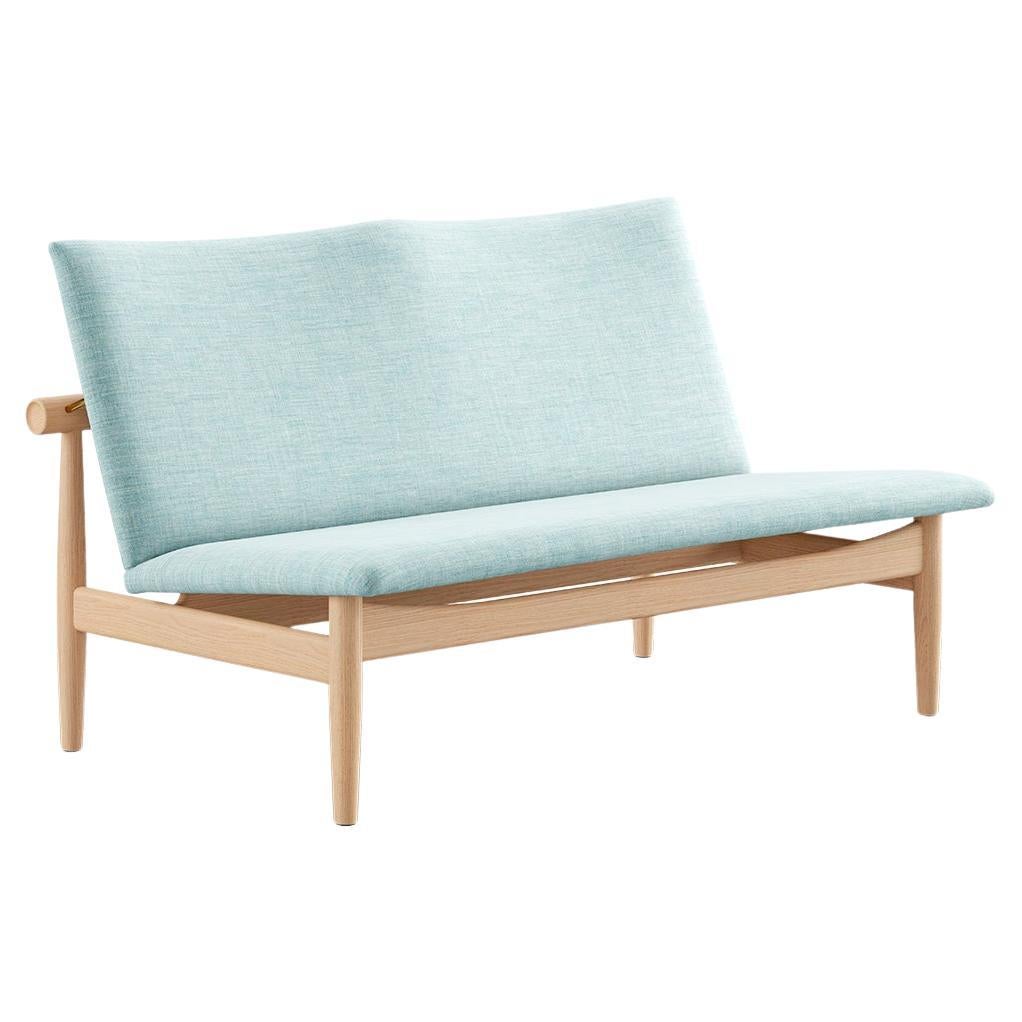 Finn Juhl Japan Series Two-Seaters Sofa, Wood and Fabric